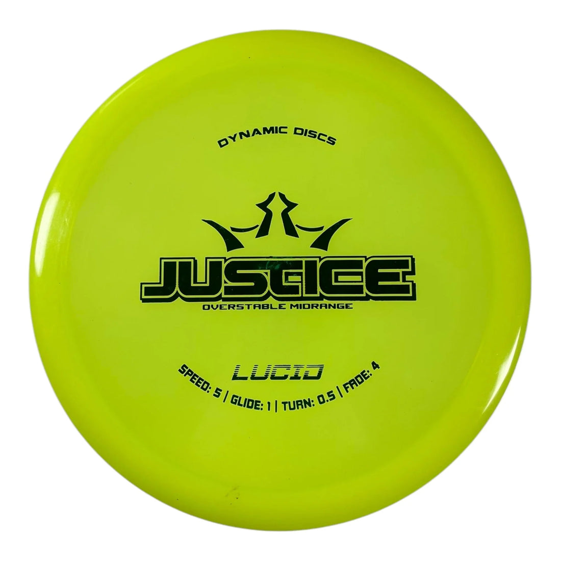 Dynamic Discs Justice | Lucid | Yellow/Blue 173g Disc Golf