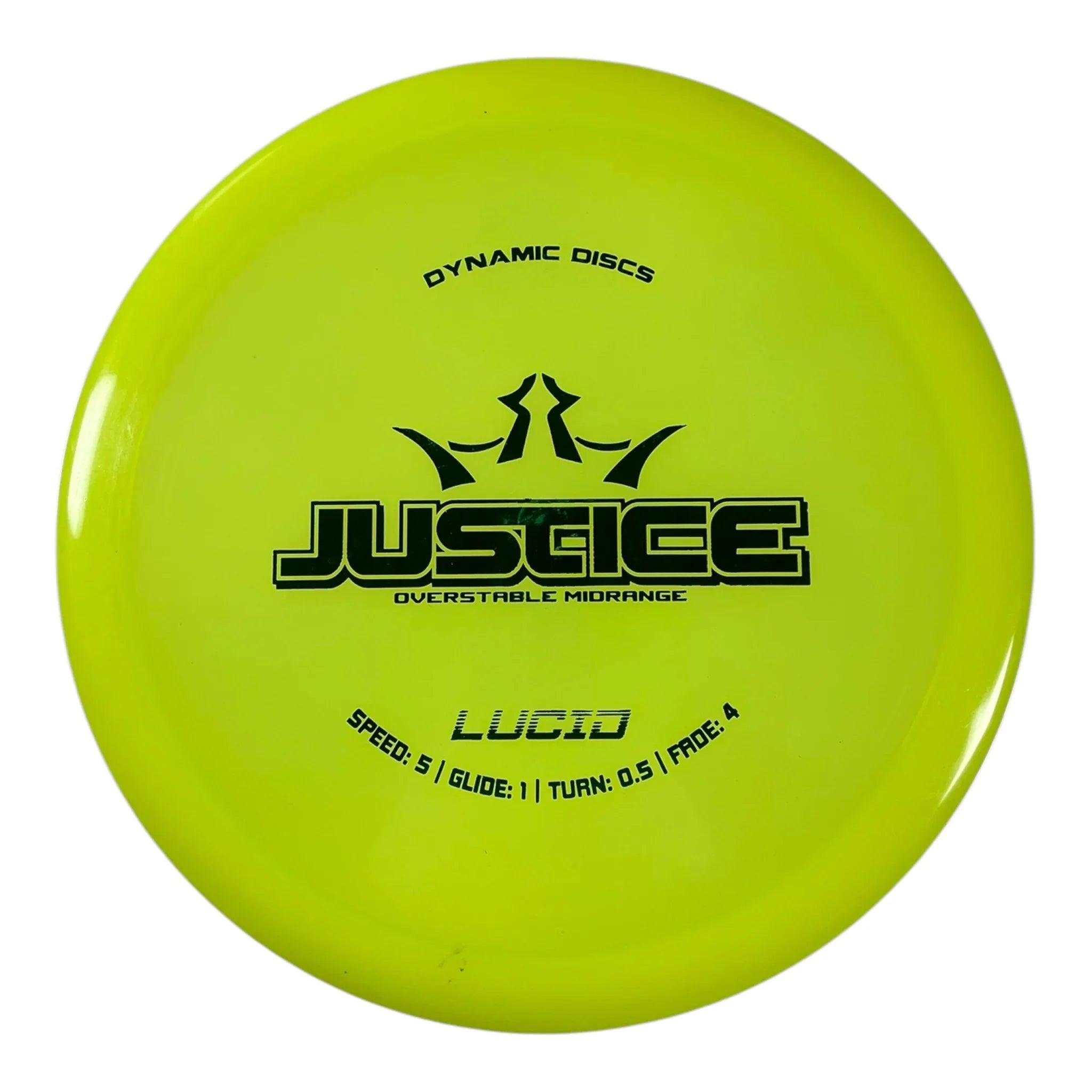 Dynamic Discs Justice | Lucid | Yellow/Blue 173g Disc Golf