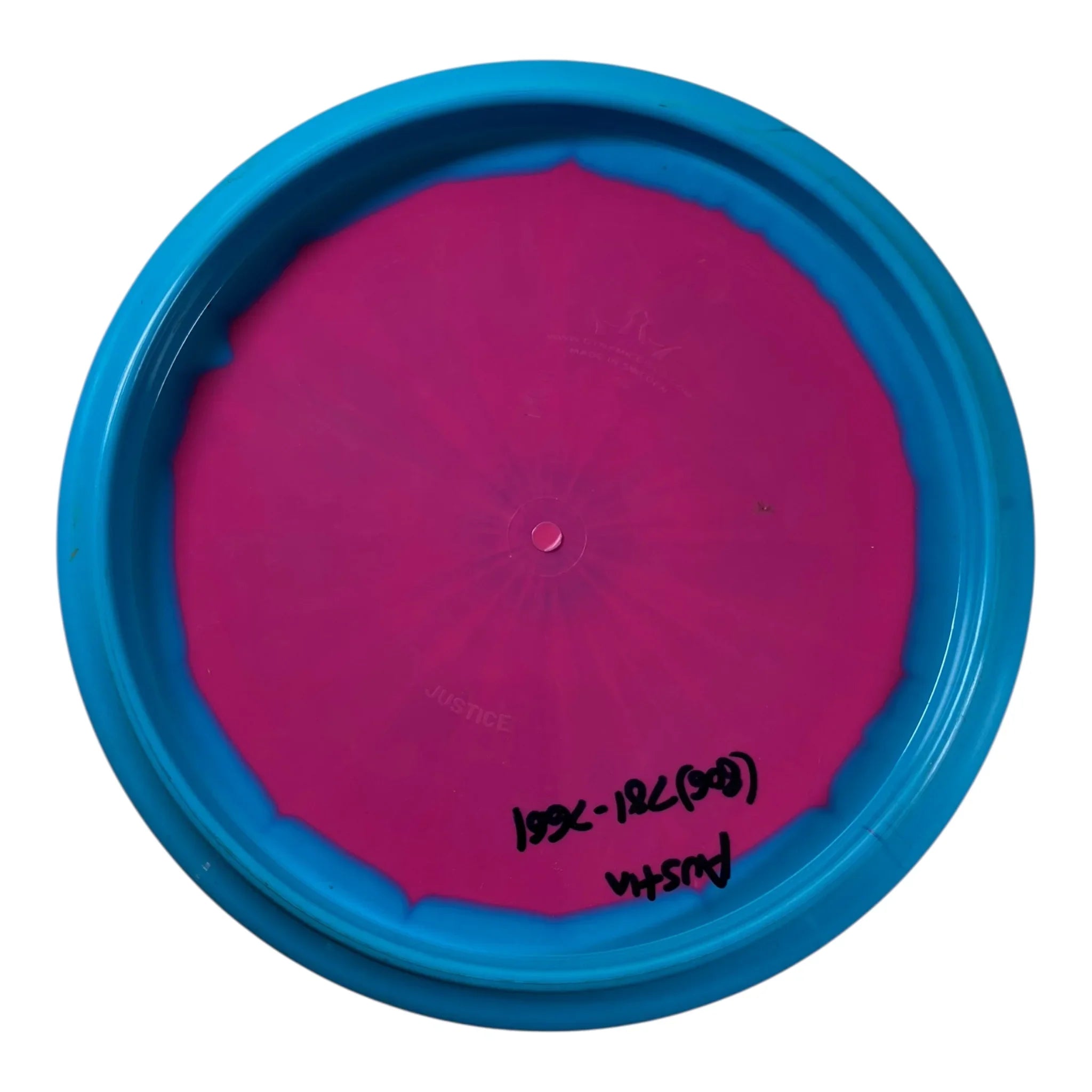 Dynamic Discs Justice - Used Excellent | Fuzion Orbit | Pink/Blue 176g Disc Golf