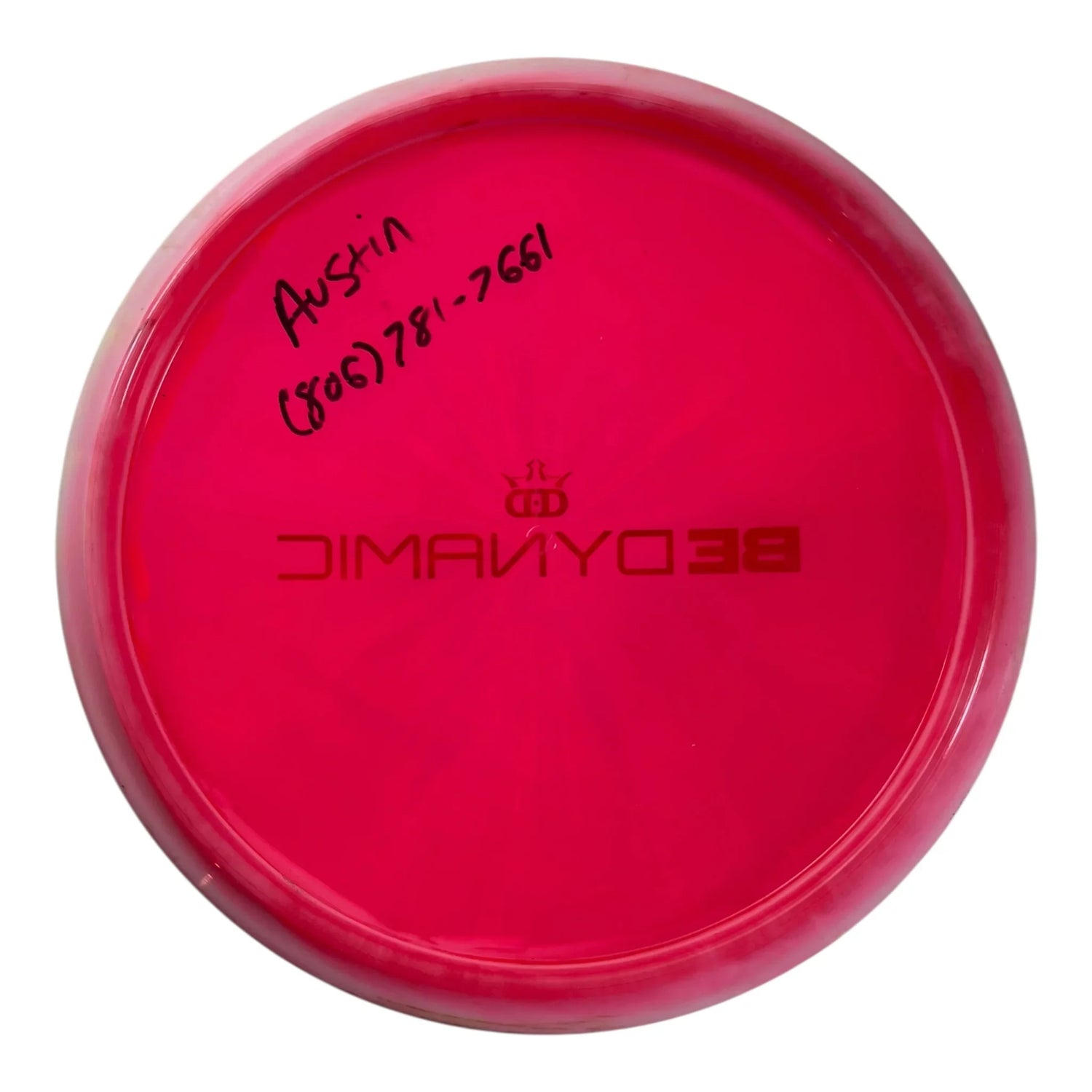 Dynamic Discs Justice - Used Good | Lucid-Ice Orbit | Red/White 176g (Be Dynamic) Disc Golf