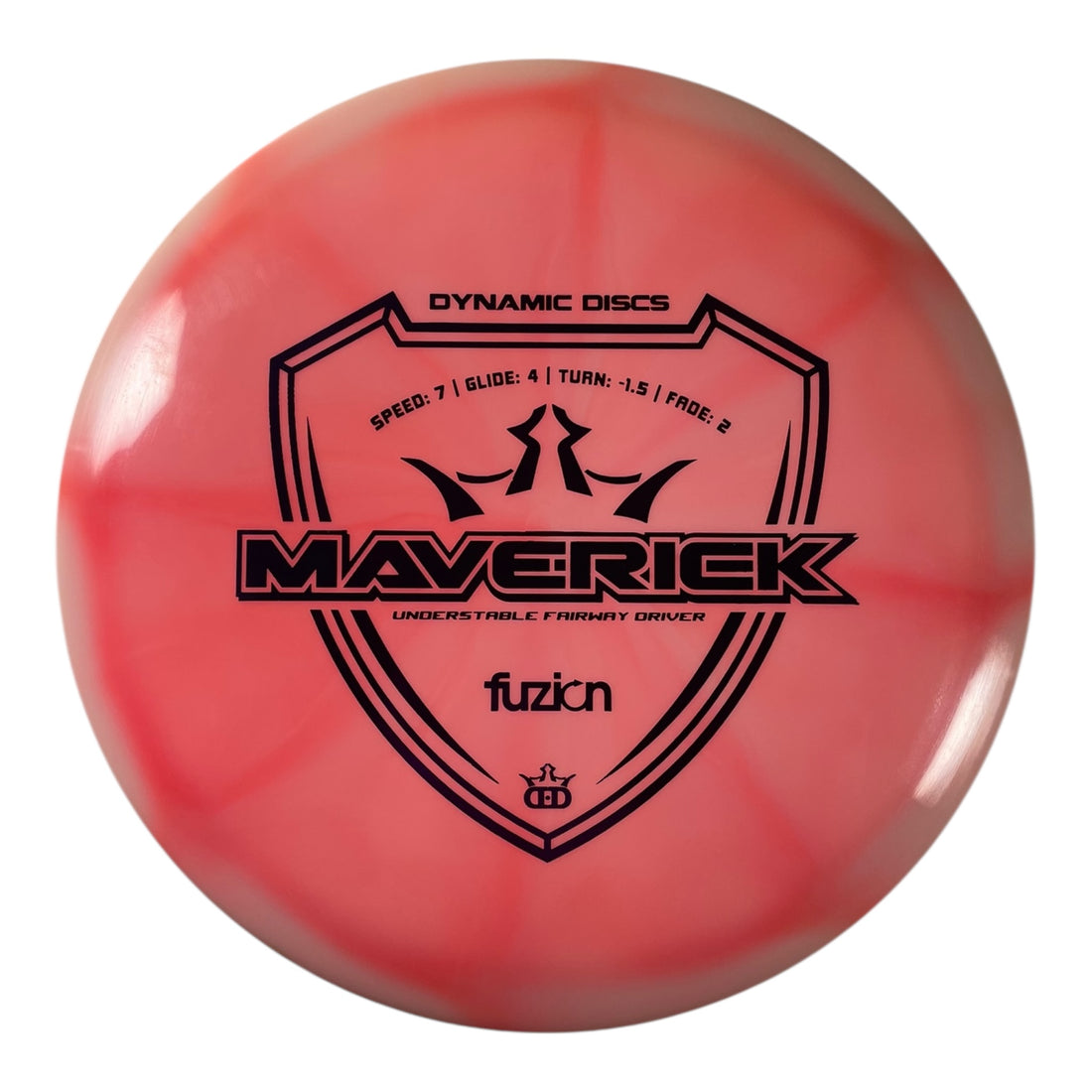 Dynamic Discs Maverick | Fuzion Burst | Pink/Purple 173g Disc Golf