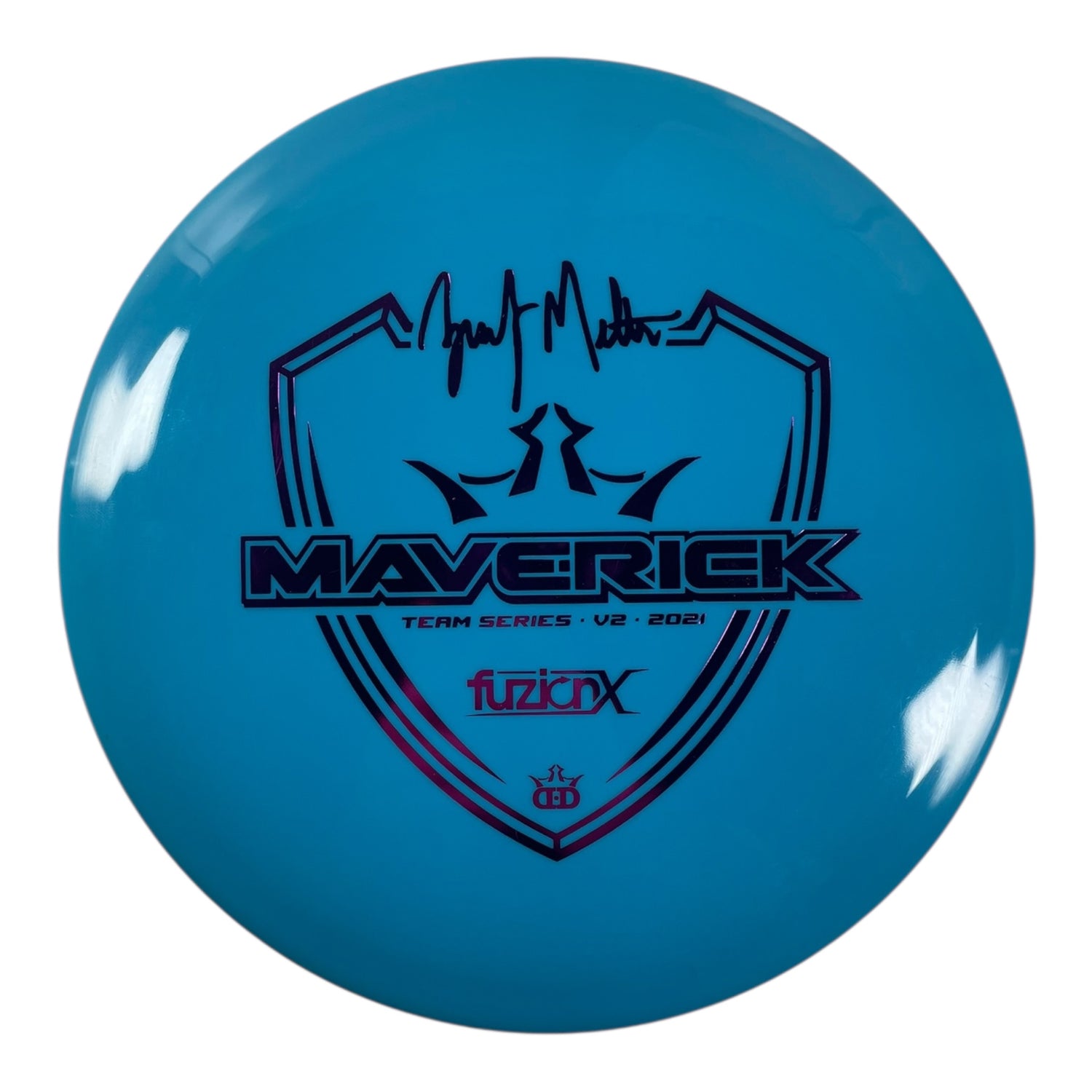 Dynamic Discs Maverick | Fuzion-X | Blue/Pink 176g (Zach Melton 2021) Disc Golf