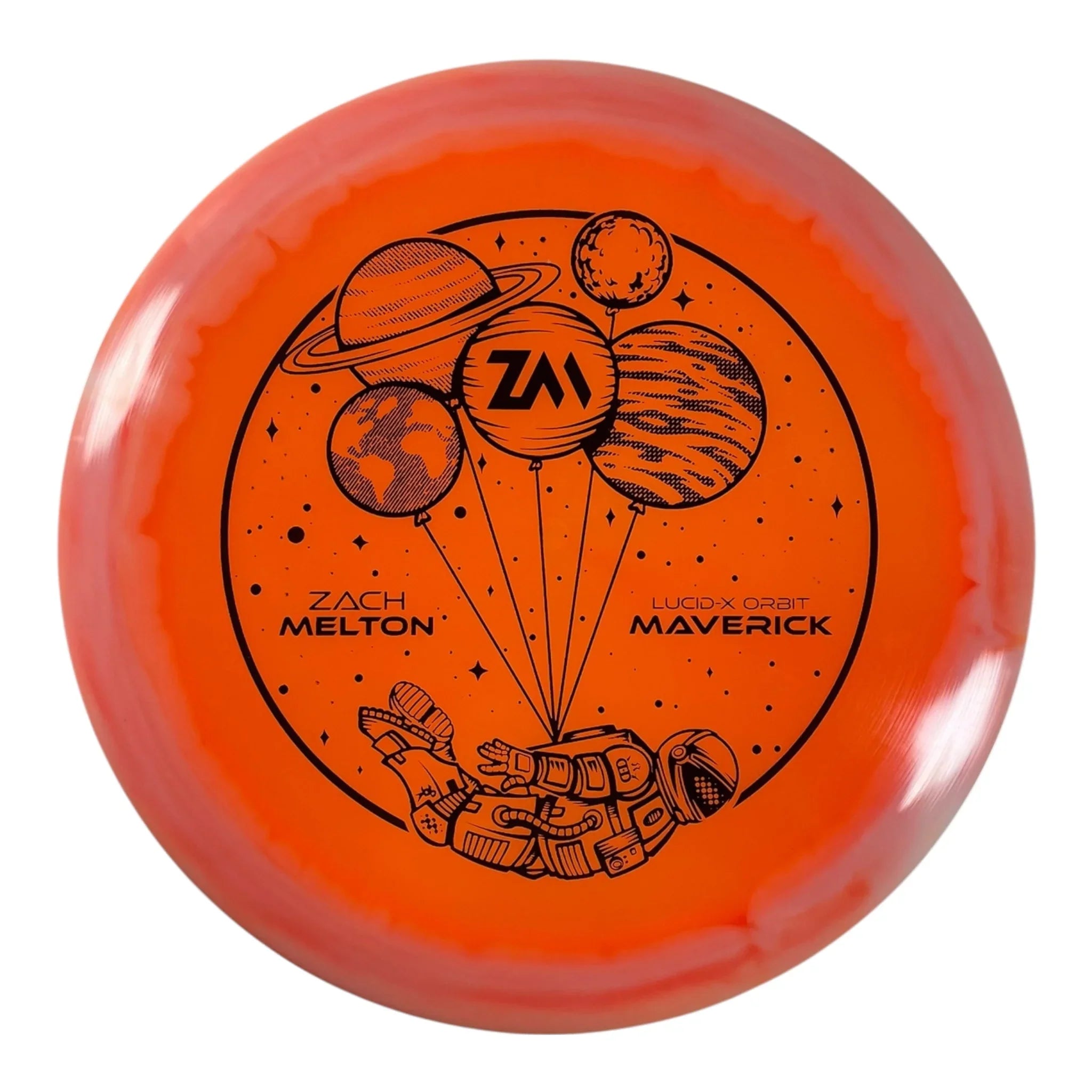 Dynamic Discs Maverick | Lucid-X Orbit | Orange/Black 173-174g (Zach Melton) Disc Golf