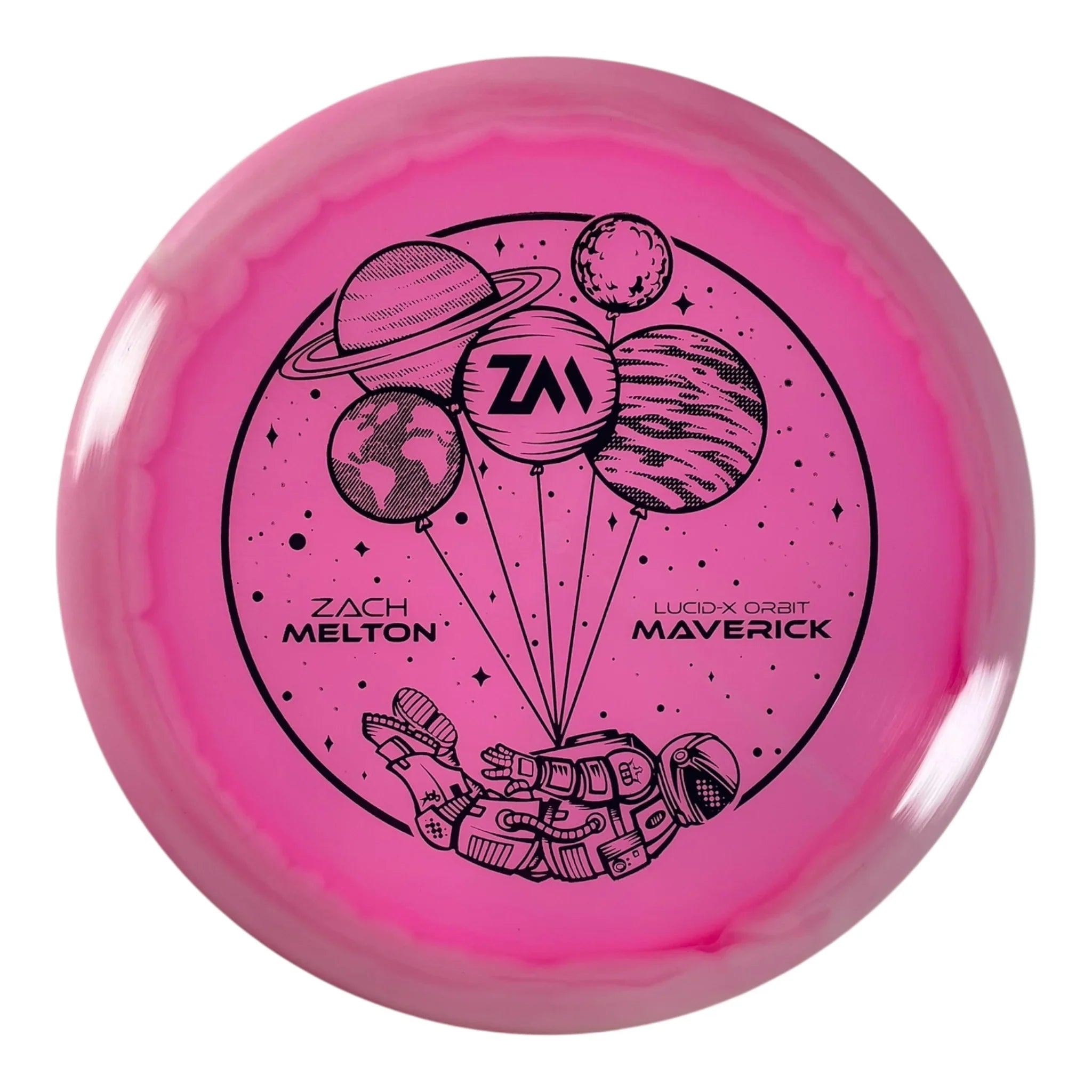Dynamic Discs Maverick | Lucid-X Orbit | Pink/Black 174-176g (Zach Melton) Disc Golf