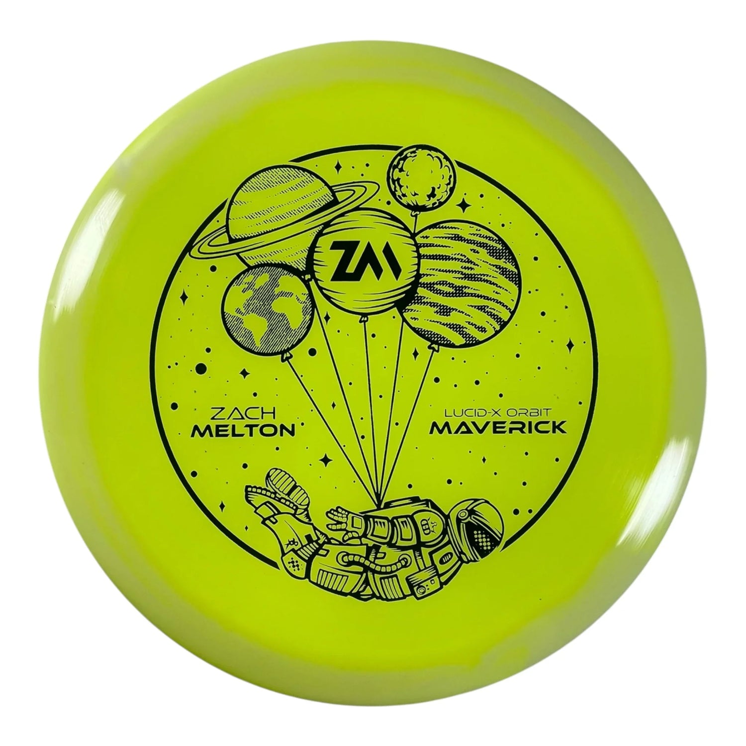 Dynamic Discs Maverick | Lucid-X Orbit | Yellow/Black 174-175g (Zach Melton) Disc Golf
