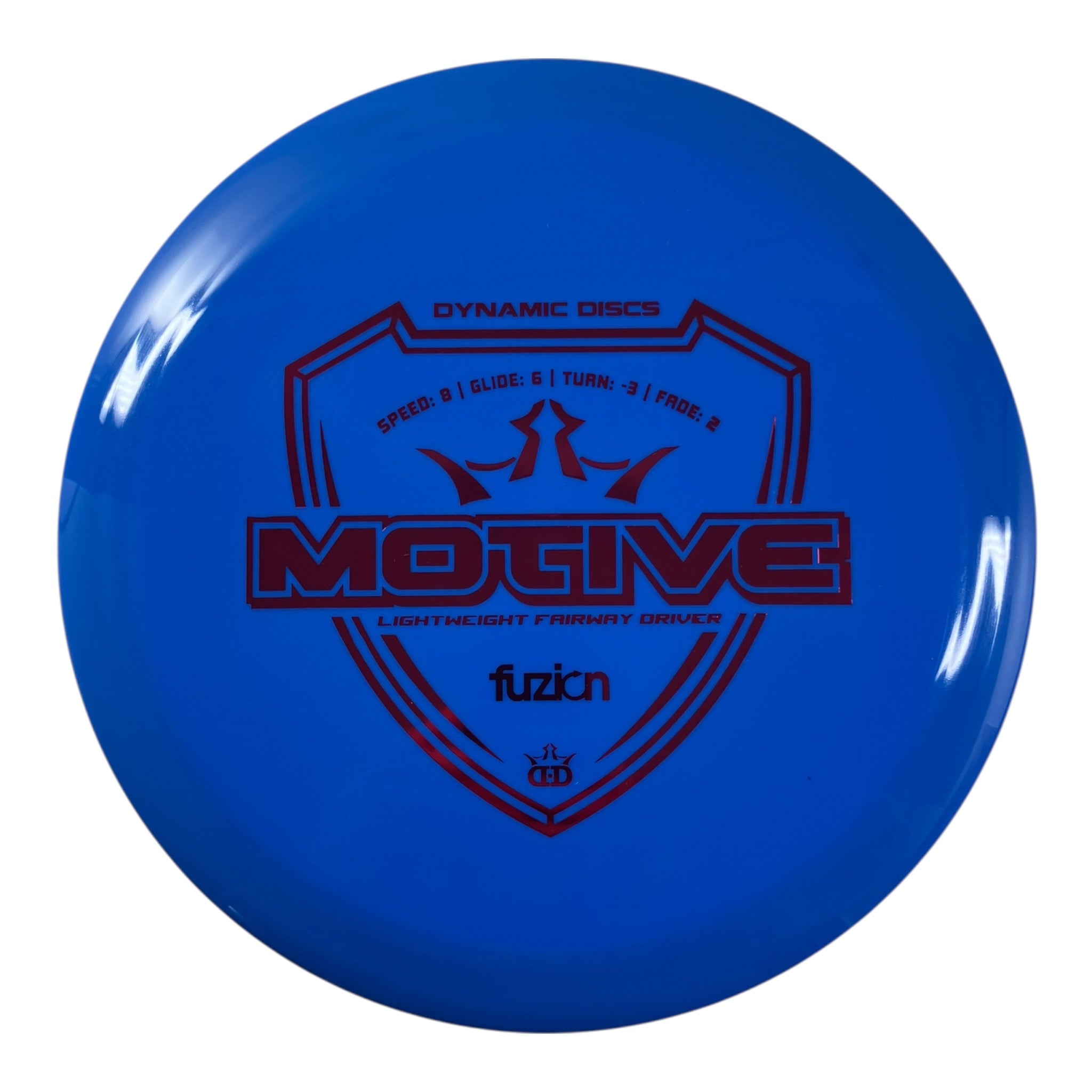 Dynamic Discs Motive | Fuzion | Blue/Red 148g Disc Golf