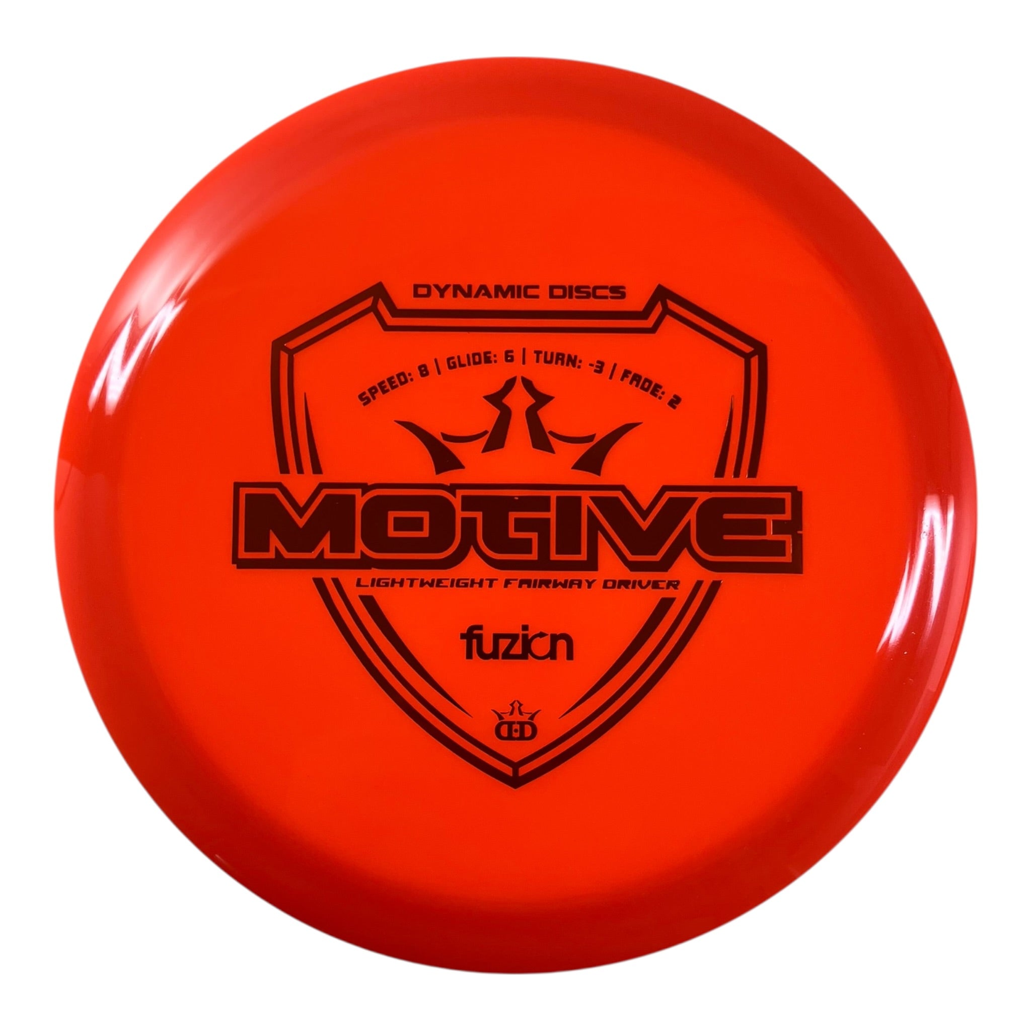 Dynamic Discs Motive | Fuzion | Orange/Orange 148g Disc Golf