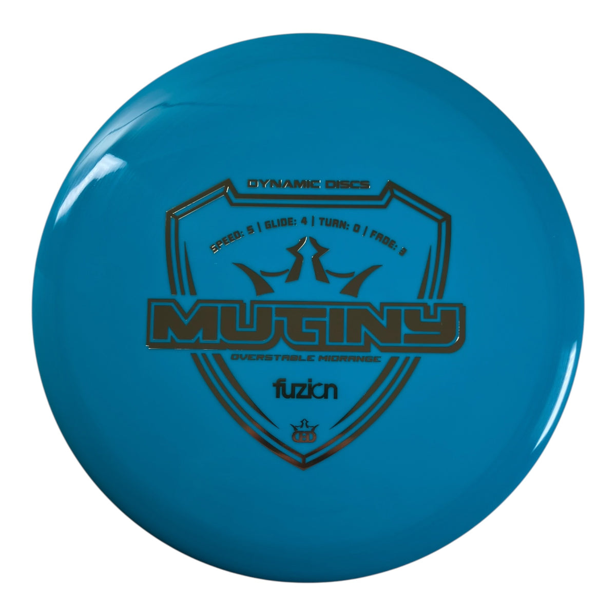 Dynamic Discs Mutiny | Fuzion | Blue/Gold 174g Disc Golf