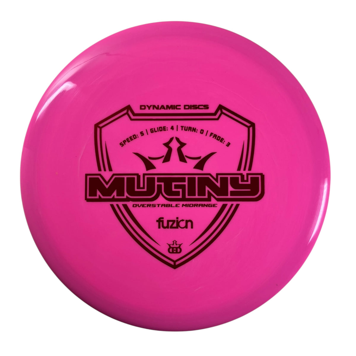 Dynamic Discs Mutiny | Fuzion | Pink/Red 177g Disc Golf