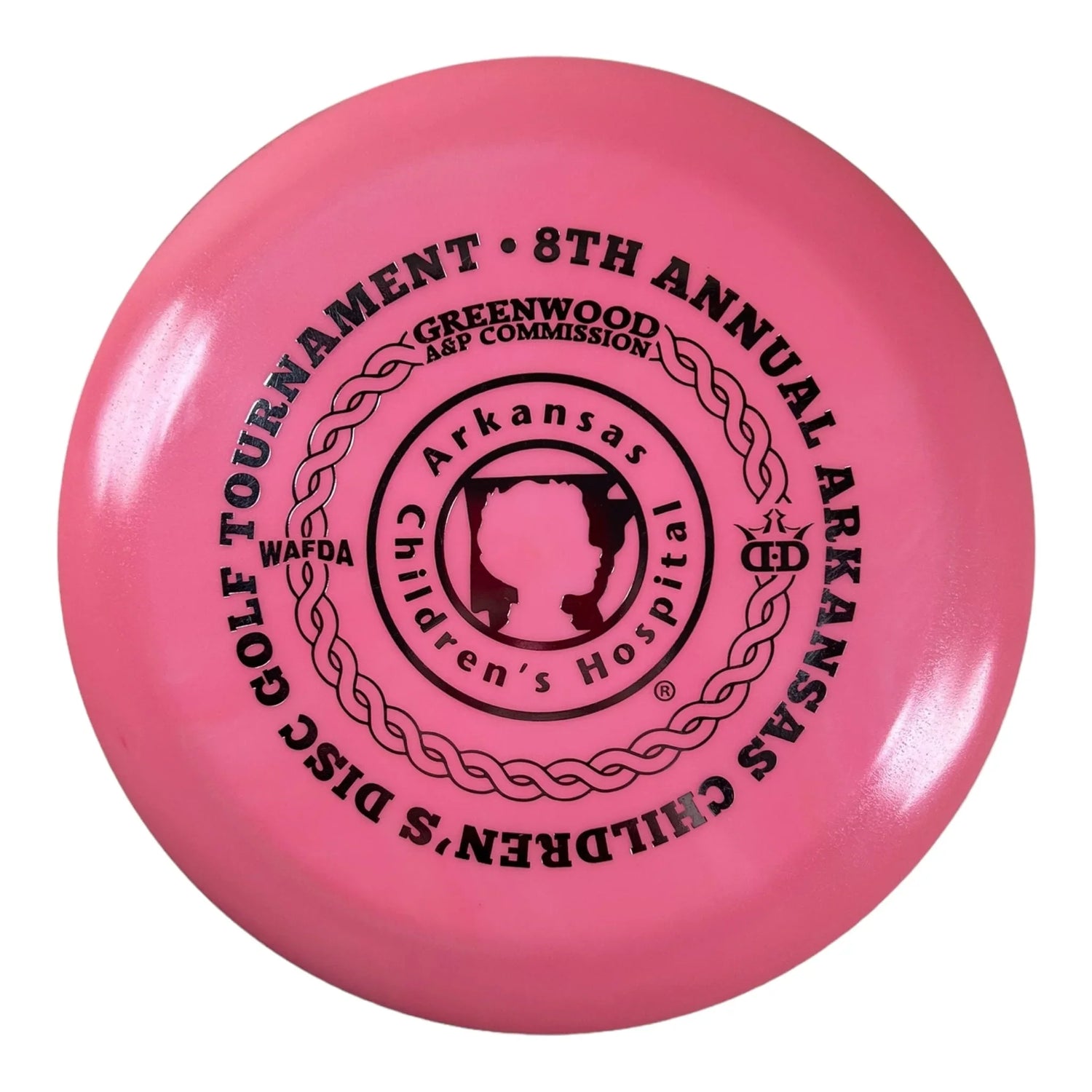 Dynamic Discs Raider - Used Like New | Fuzion | Pink/Silver 169g (Arkansas Childrens) Disc Golf