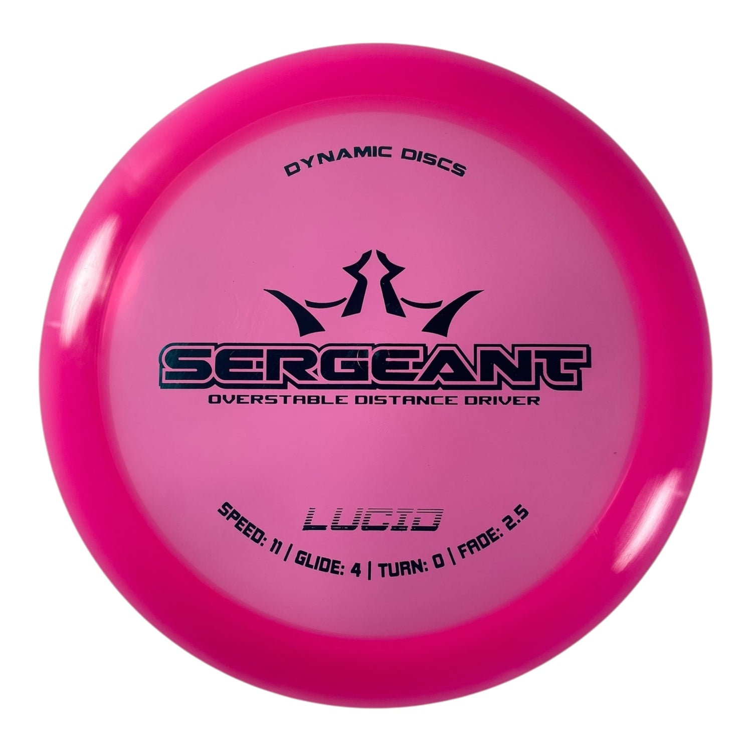 Dynamic Discs Sergeant | Lucid | Pink/Blue 176g Disc Golf