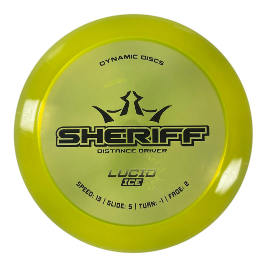 Dynamic Discs Sheriff | Lucid Ice | Yellow/Purple 171g Disc Golf