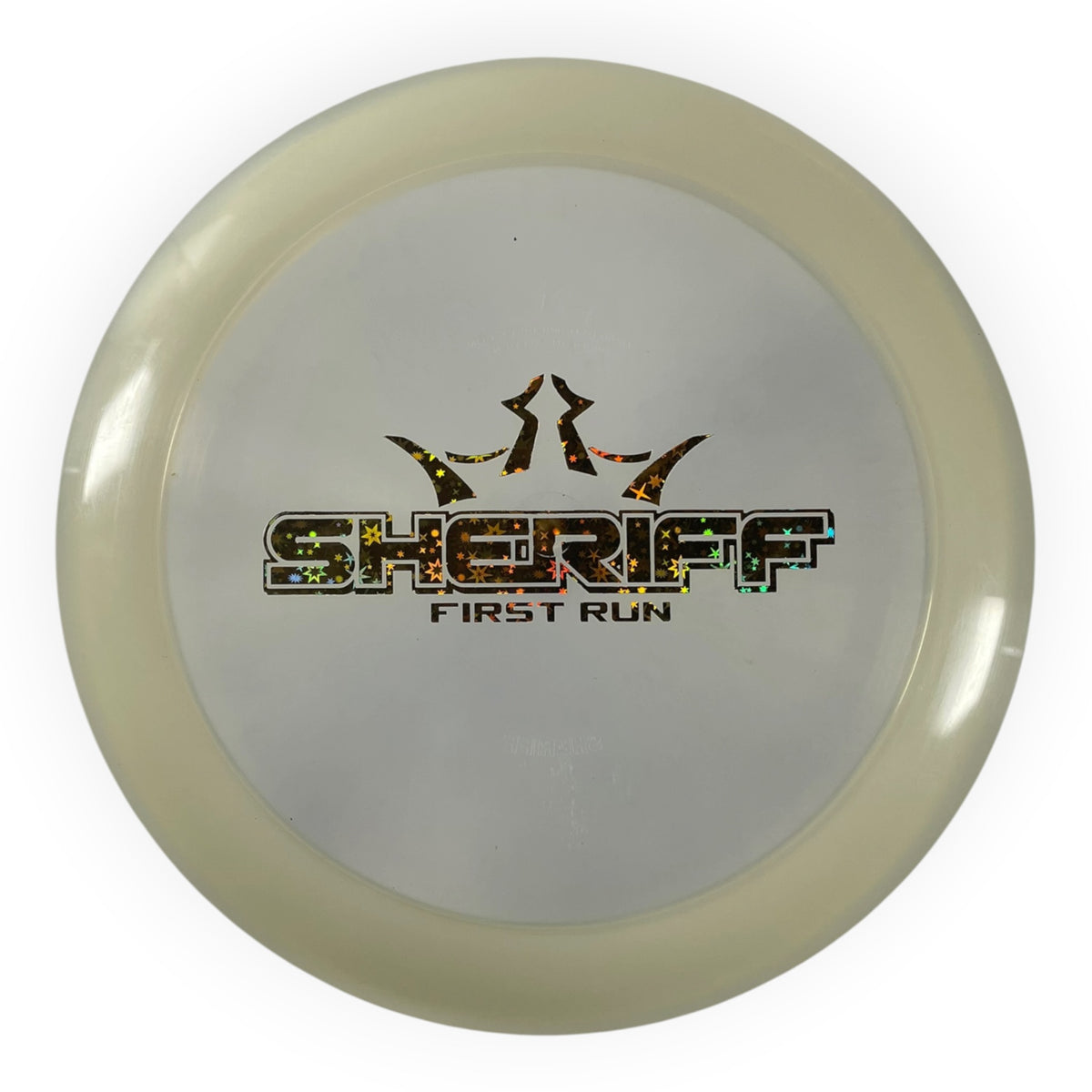 Dynamic Discs Sheriff | Lucid | Clear/Gold Stars 173g (First Run) Disc Golf
