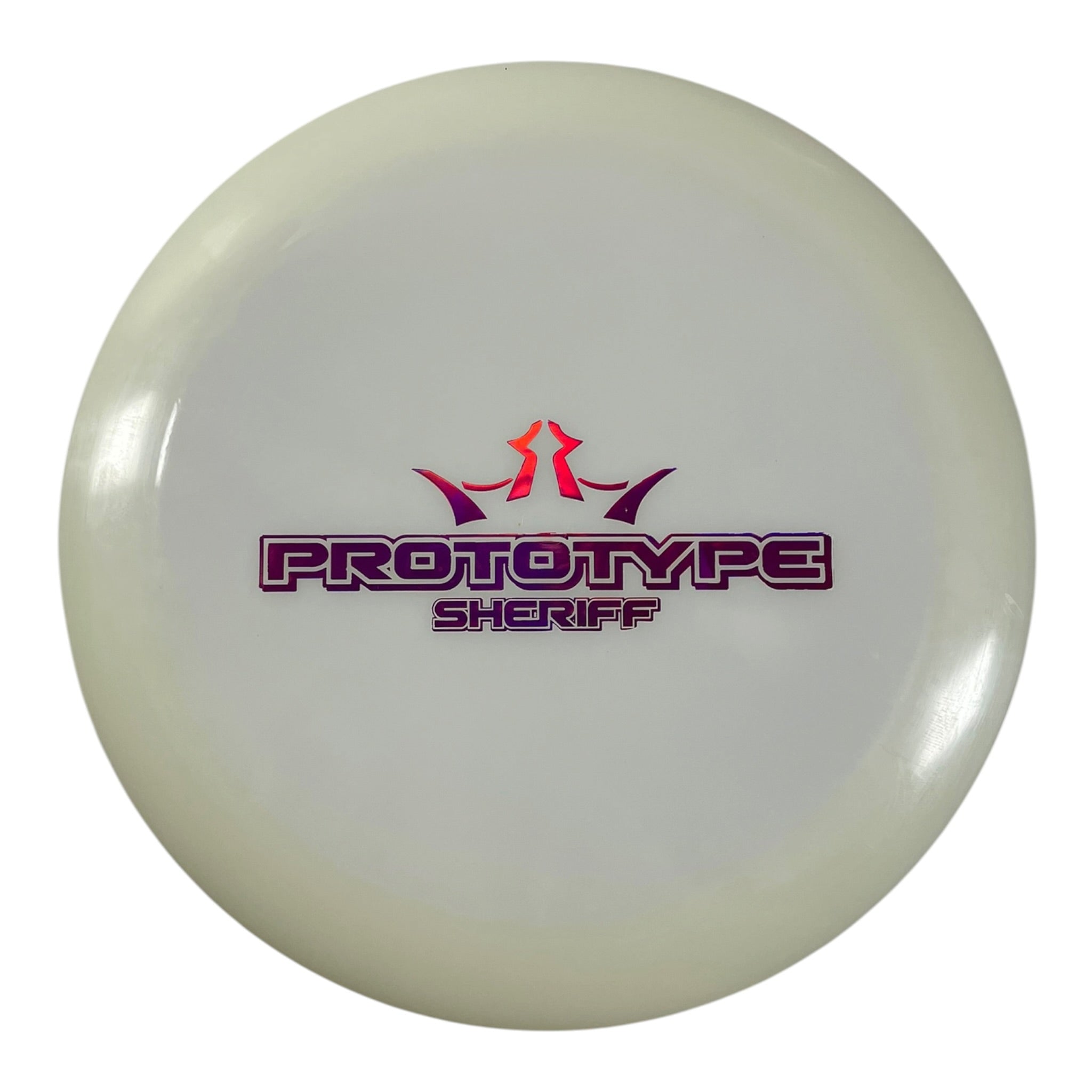 Dynamic Discs Sheriff | Lucid | White/Pink Holo 174g (Prototype) Disc Golf