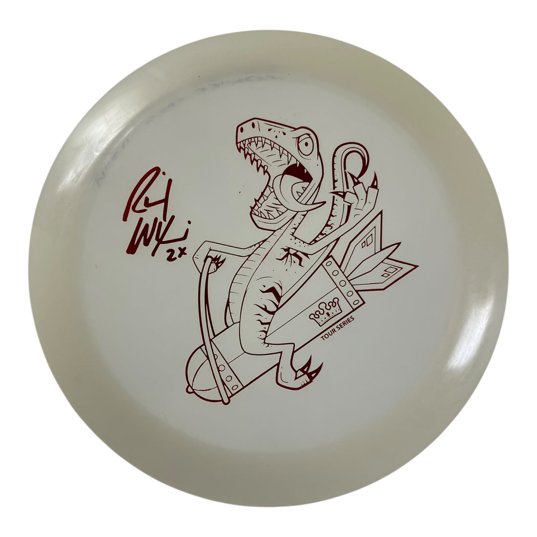 Dynamic Discs Sheriff - Used Excellent | Lucid | Clear/Red 173g (Ricky Wysocki 2X) Disc Golf