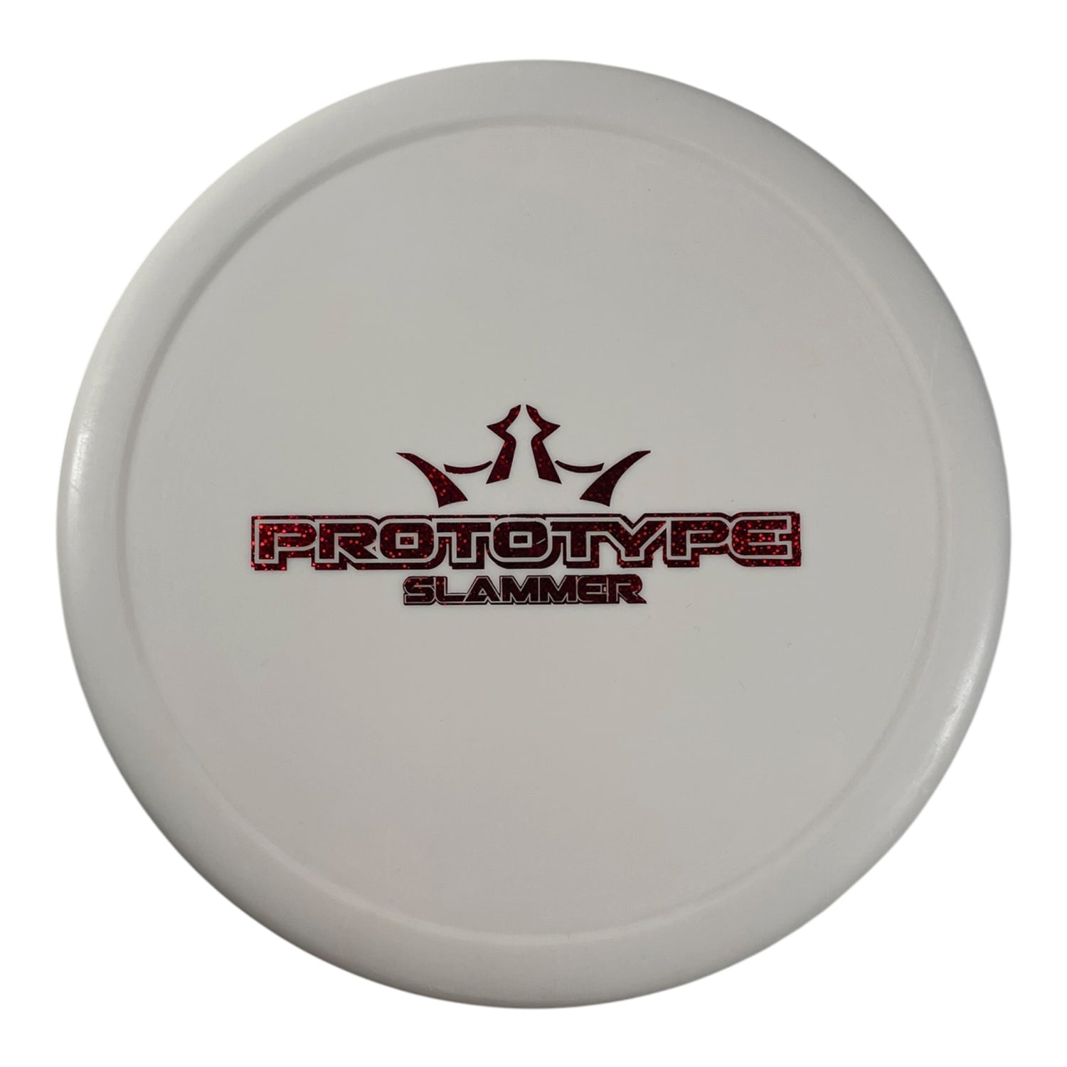 Dynamic Discs Slammer | Classic | White/Red Sparkle 176g (Prototype) Disc Golf