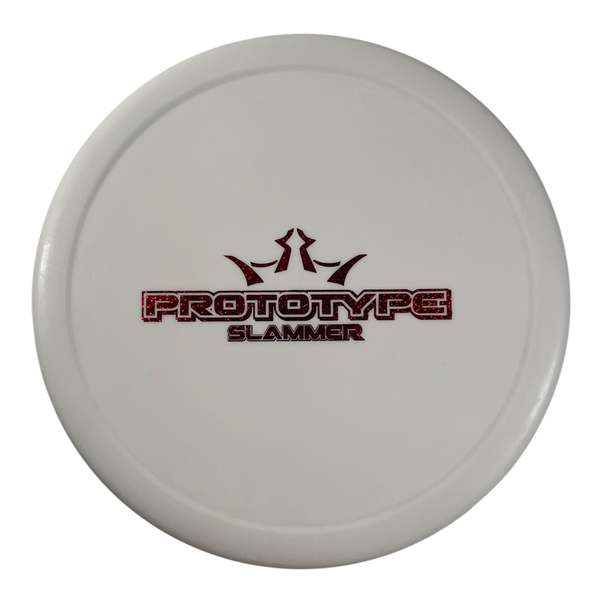 Dynamic Discs Slammer | Classic | White/Red Sparkle 176g (Prototype) Disc Golf