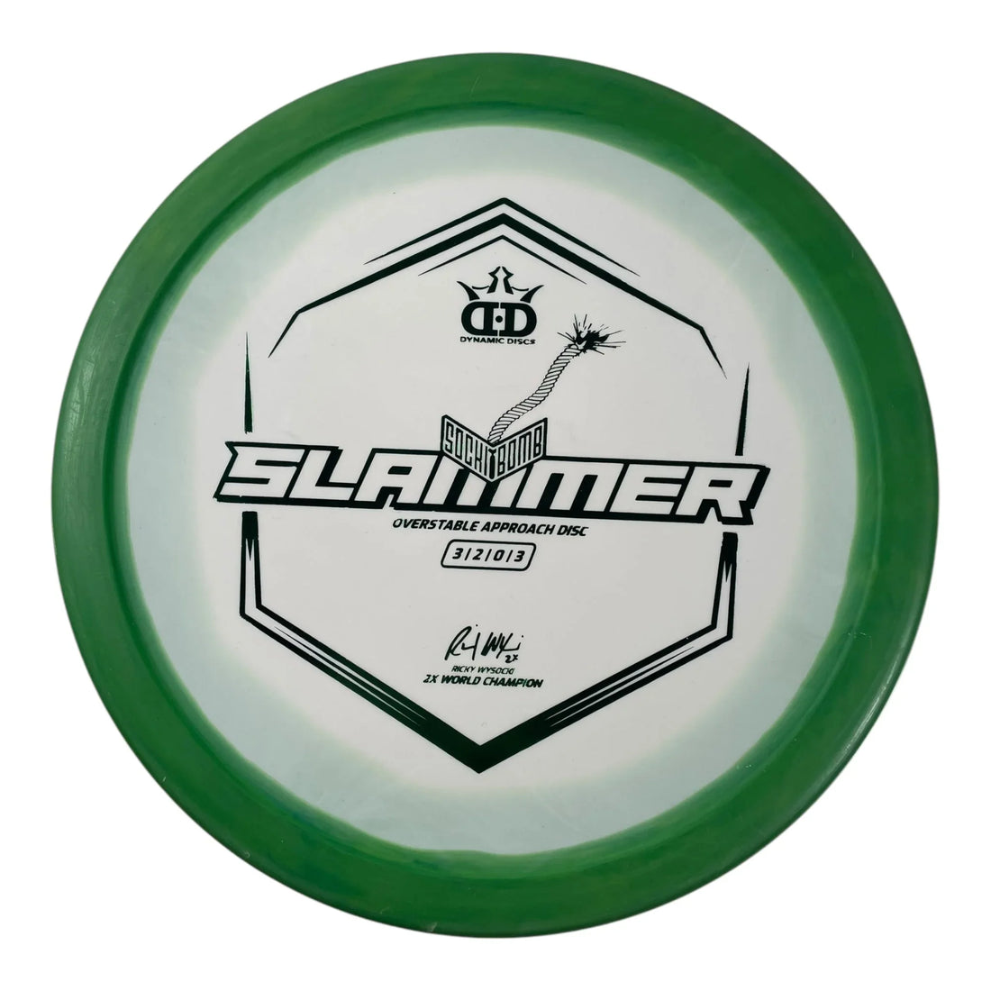 Dynamic Discs Slammer | Classic Supreme Orbit | Green/Green 174 - 175g Disc Golf