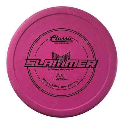 Dynamic Discs Slammer - Used Like New | Classic | Pink/Black 173g (Sockibomb) Disc Golf