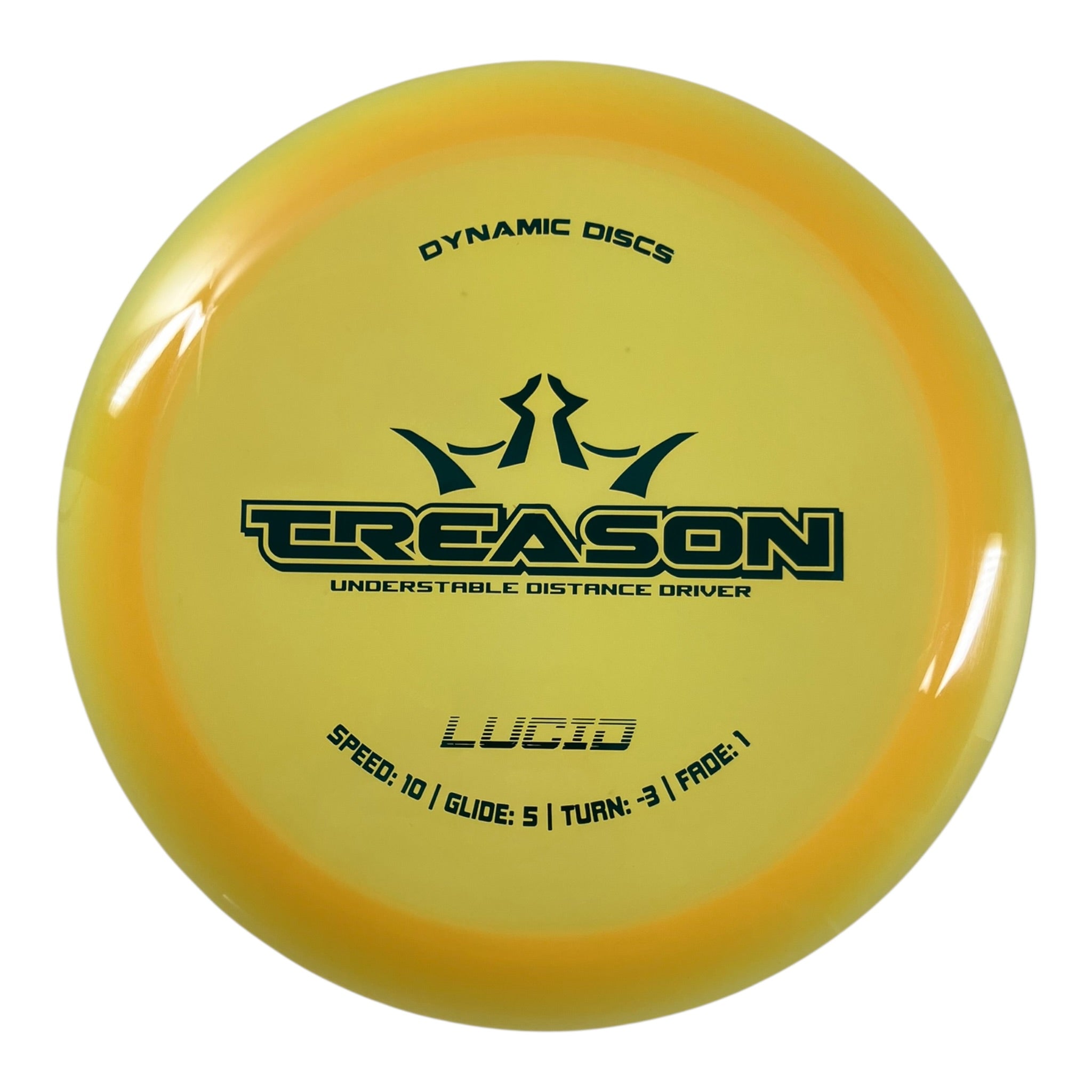 Dynamic Discs Treason | Lucid | Yellow/Blue 169g Disc Golf