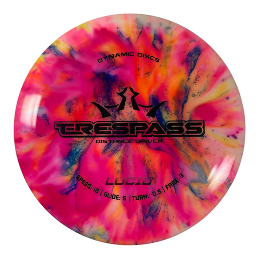 Dynamic Discs Trespass | Lucid | Pink/Green 175g (Brainwave Dye) Disc Golf