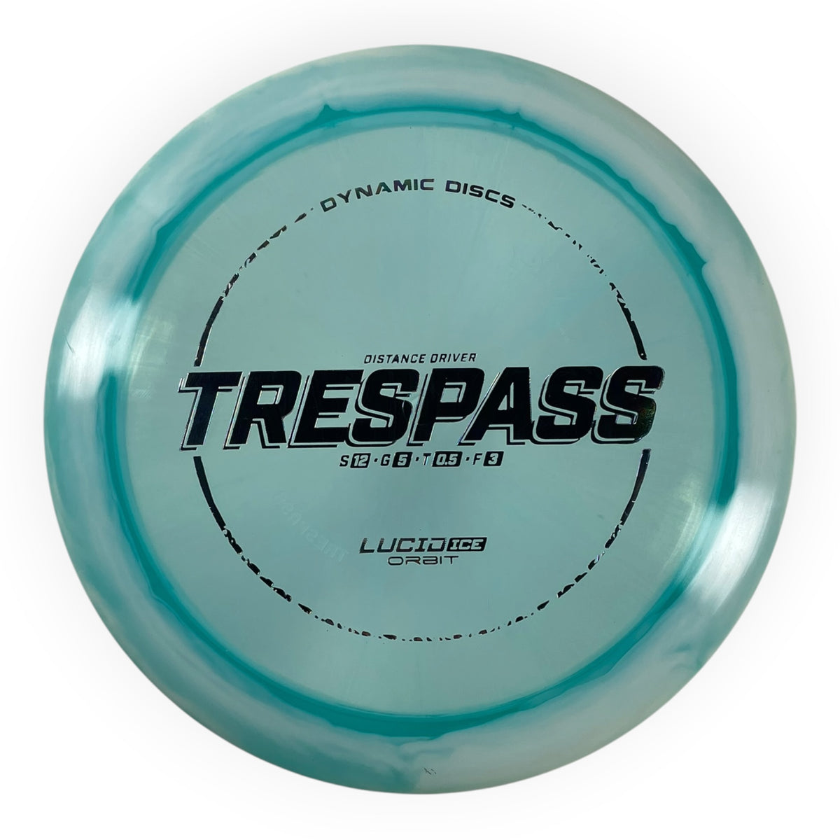 Dynamic Discs Trespass | Lucid-Ice Orbit | Blue/Oil Slick 175g Disc Golf