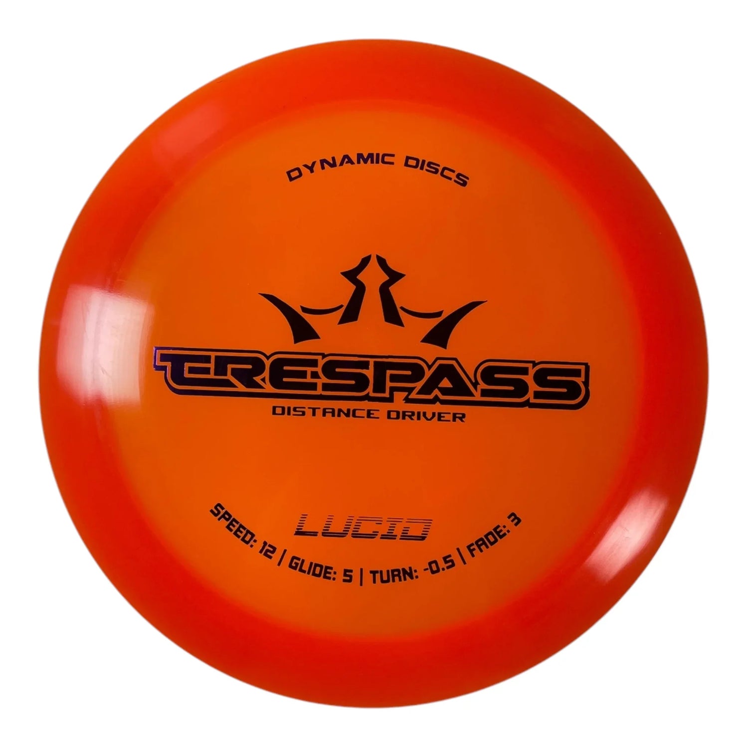 Dynamic Discs Trespass | Lucid | Orange/Purple 173-175g Disc Golf