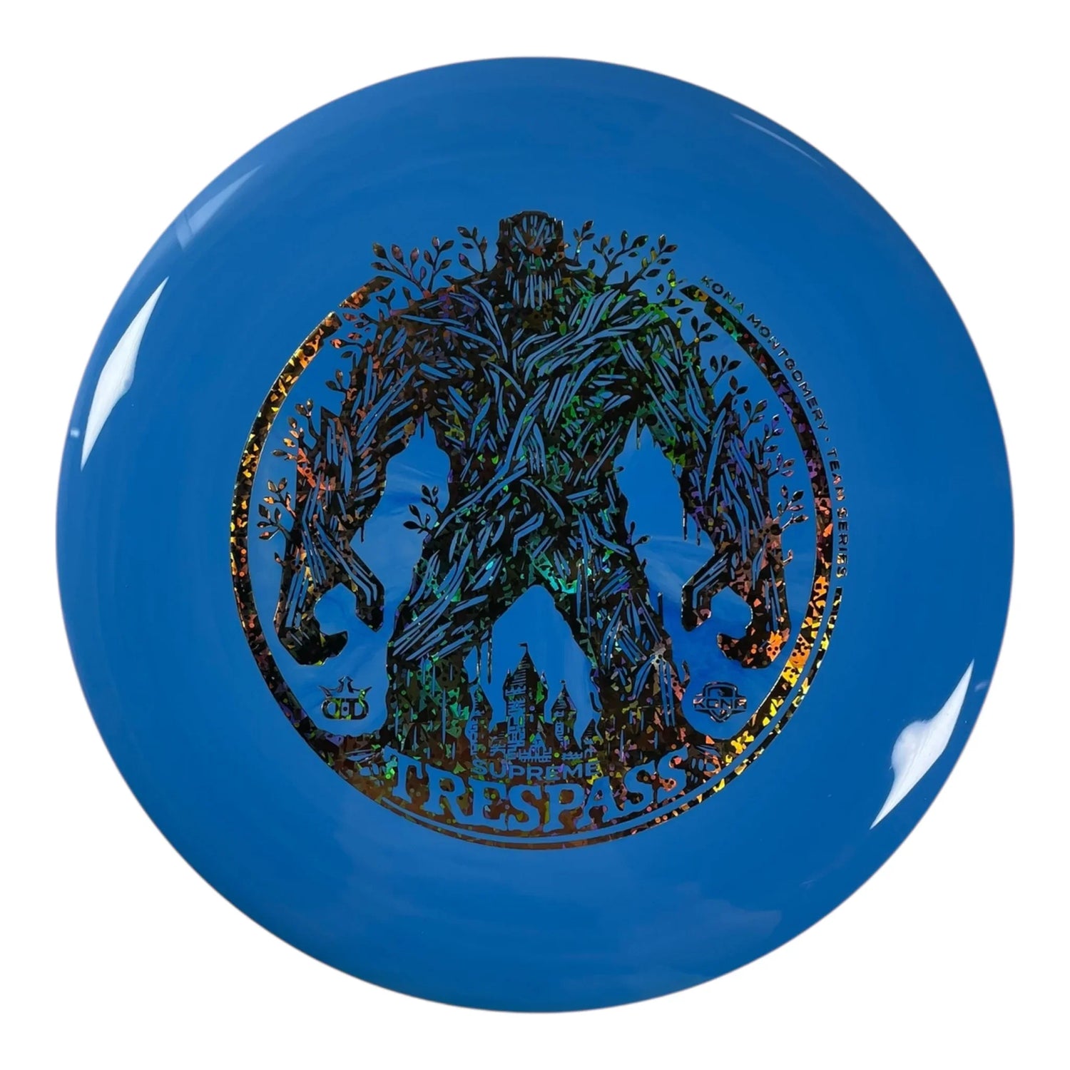 Dynamic Discs Trespass | Supreme | Blue/Gold Holo 174g (Kona Montgomery) Disc Golf