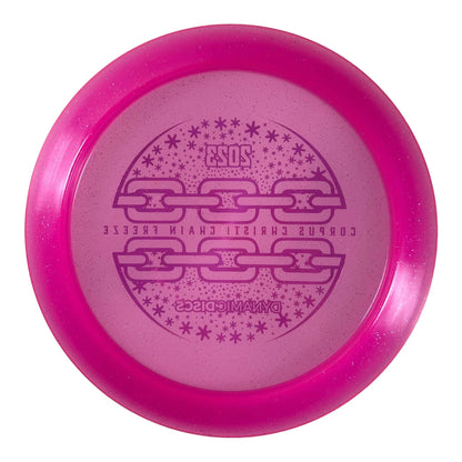 Dynamic Discs Trespass - Used Excellentd | Lucid Metal Flake | Pink/Purple 173g Disc Golf
