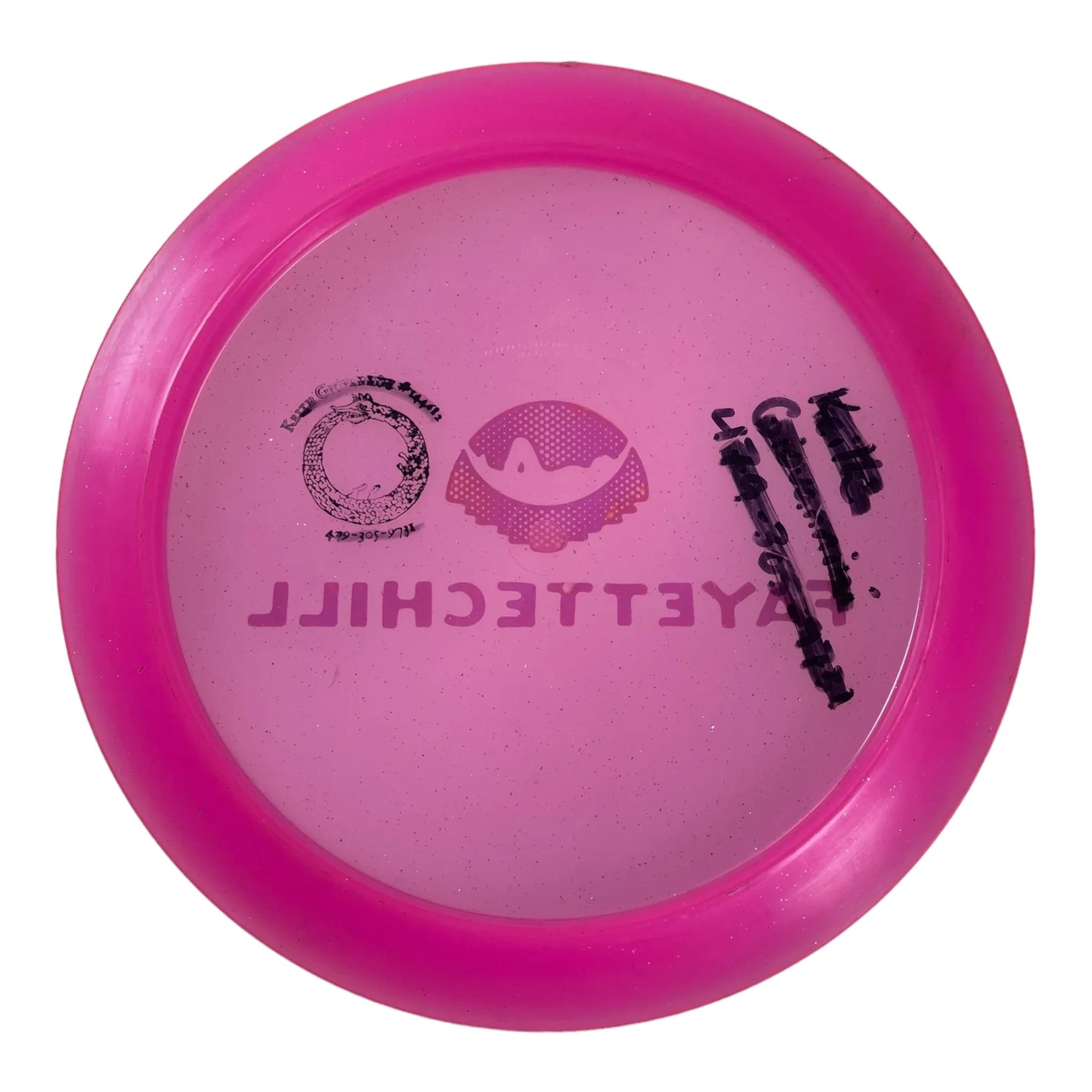 Dynamic Discs Trespass - Used Good | Lucid | Pink/Gold 175g (Fayettechill) Disc Golf