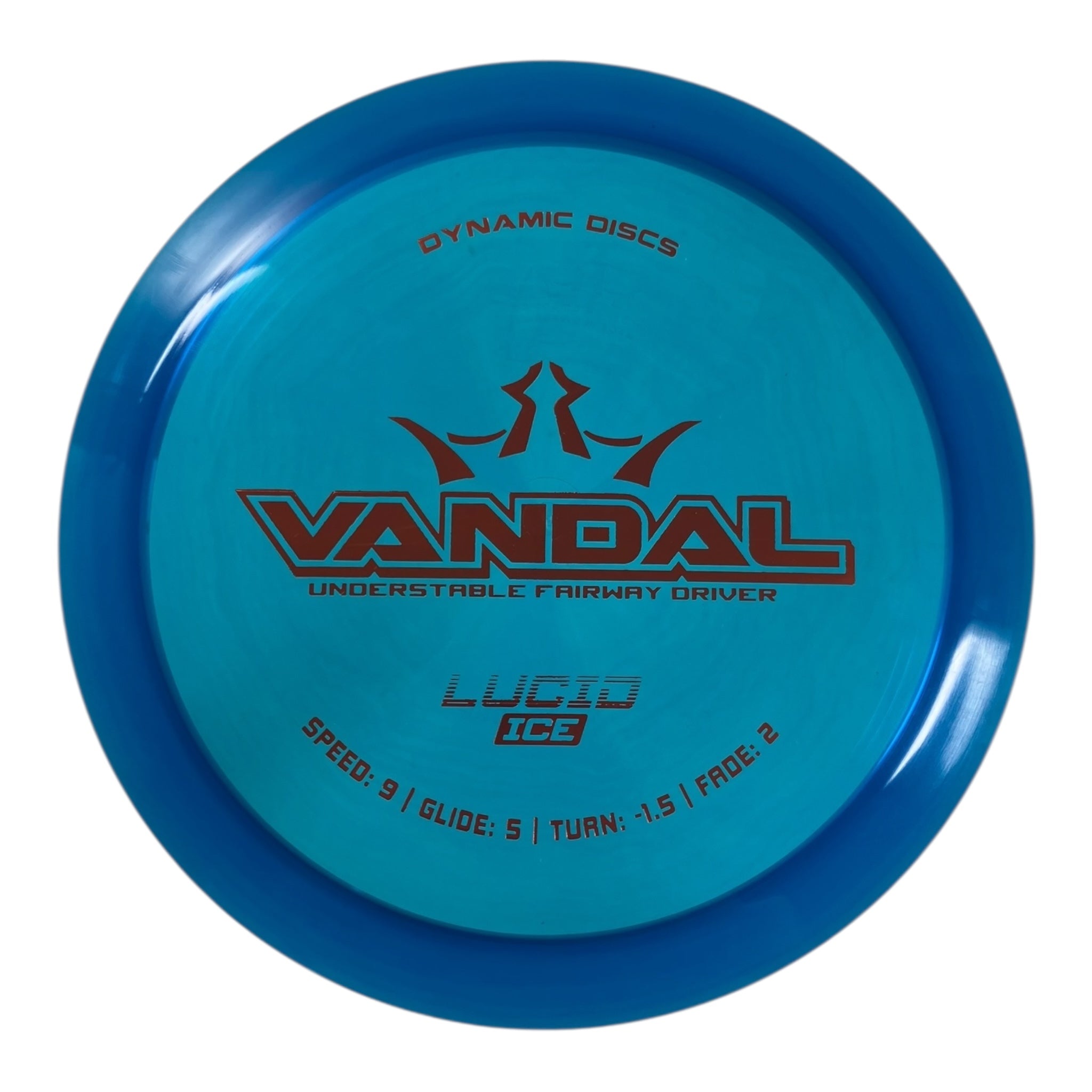 Dynamic Discs Vandal | Lucid Ice | Blue/Bronze 172g Disc Golf