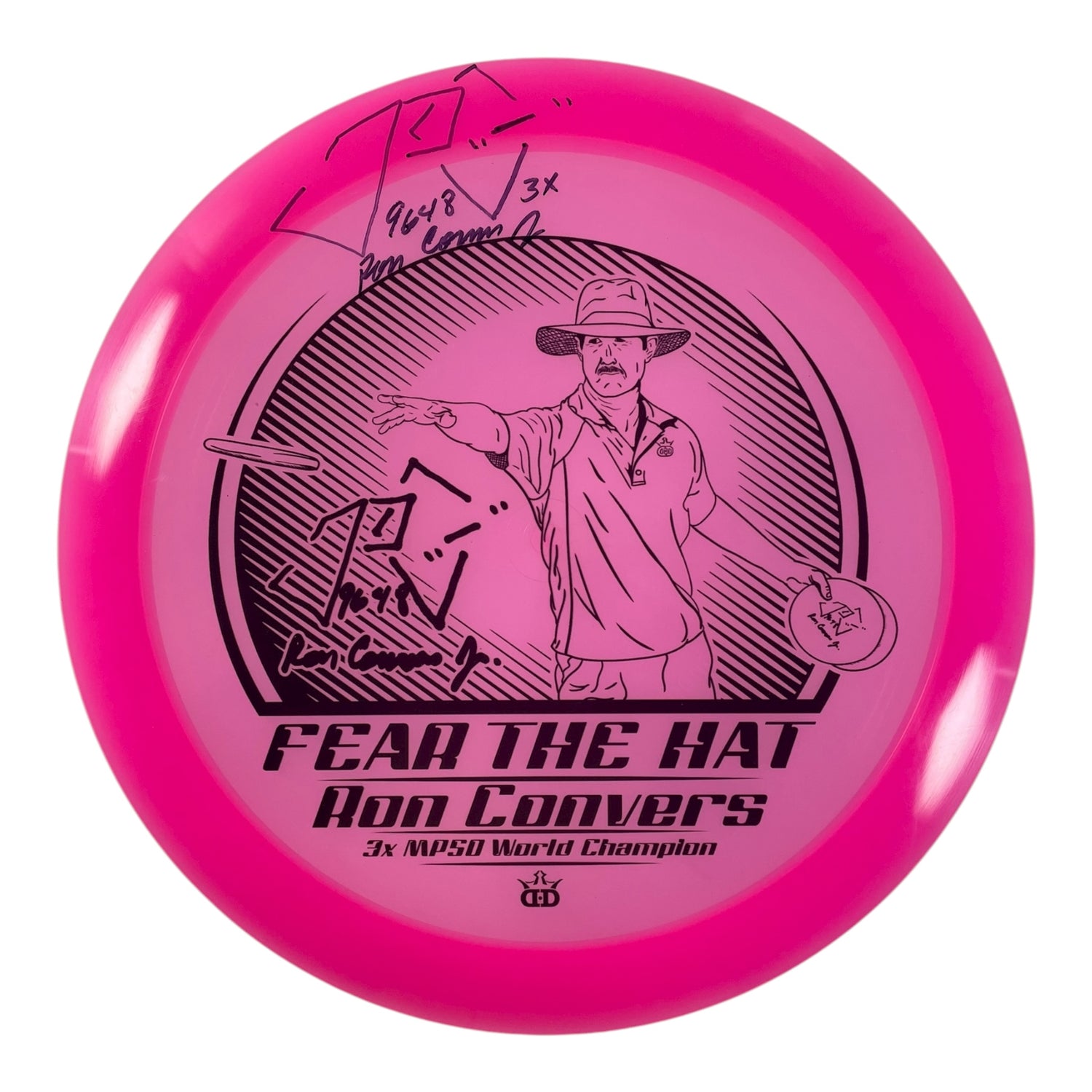 Dynamic Discs Vandal | Lucid | Pink/Black 173g (Ron Convers Signature) Disc Golf