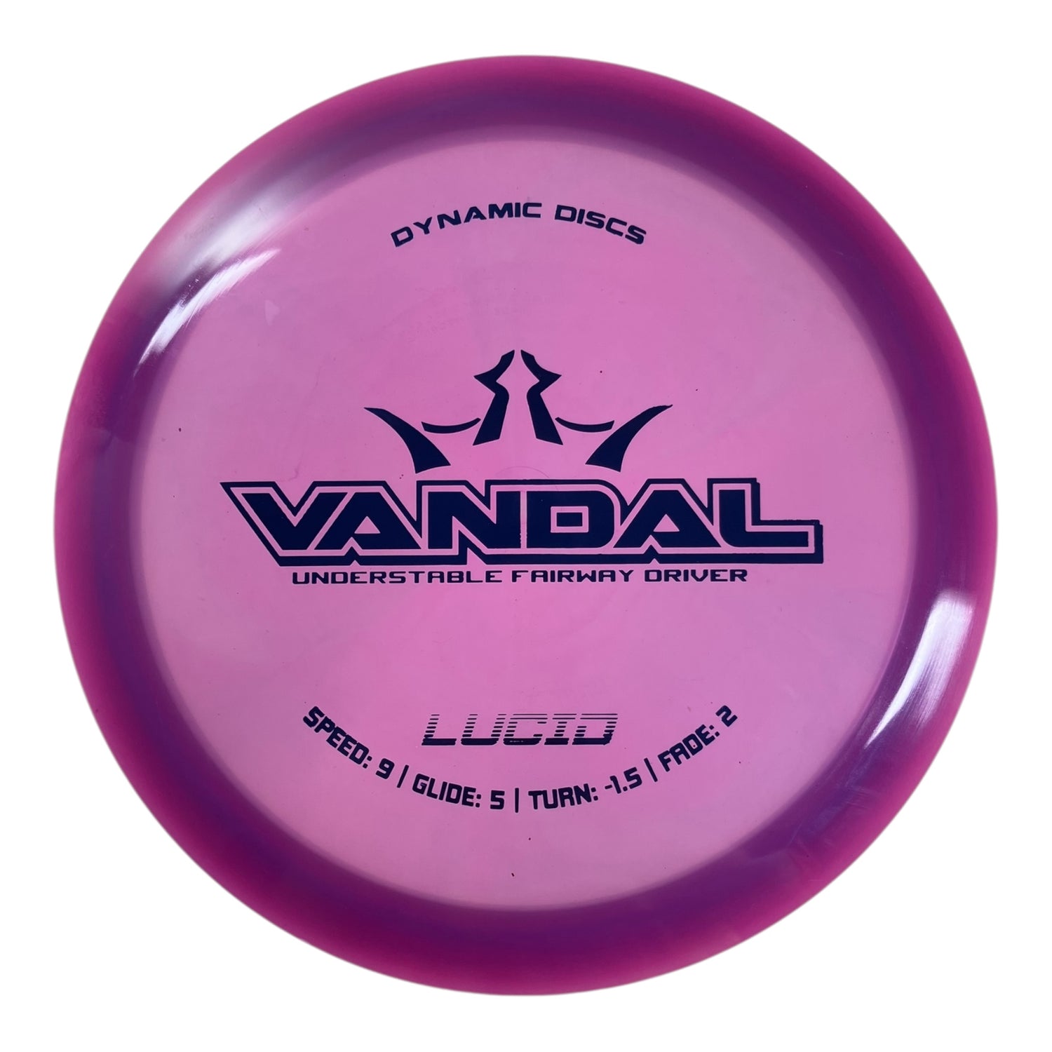 Dynamic Discs Vandal | Lucid | Purple/Blue 173g Disc Golf