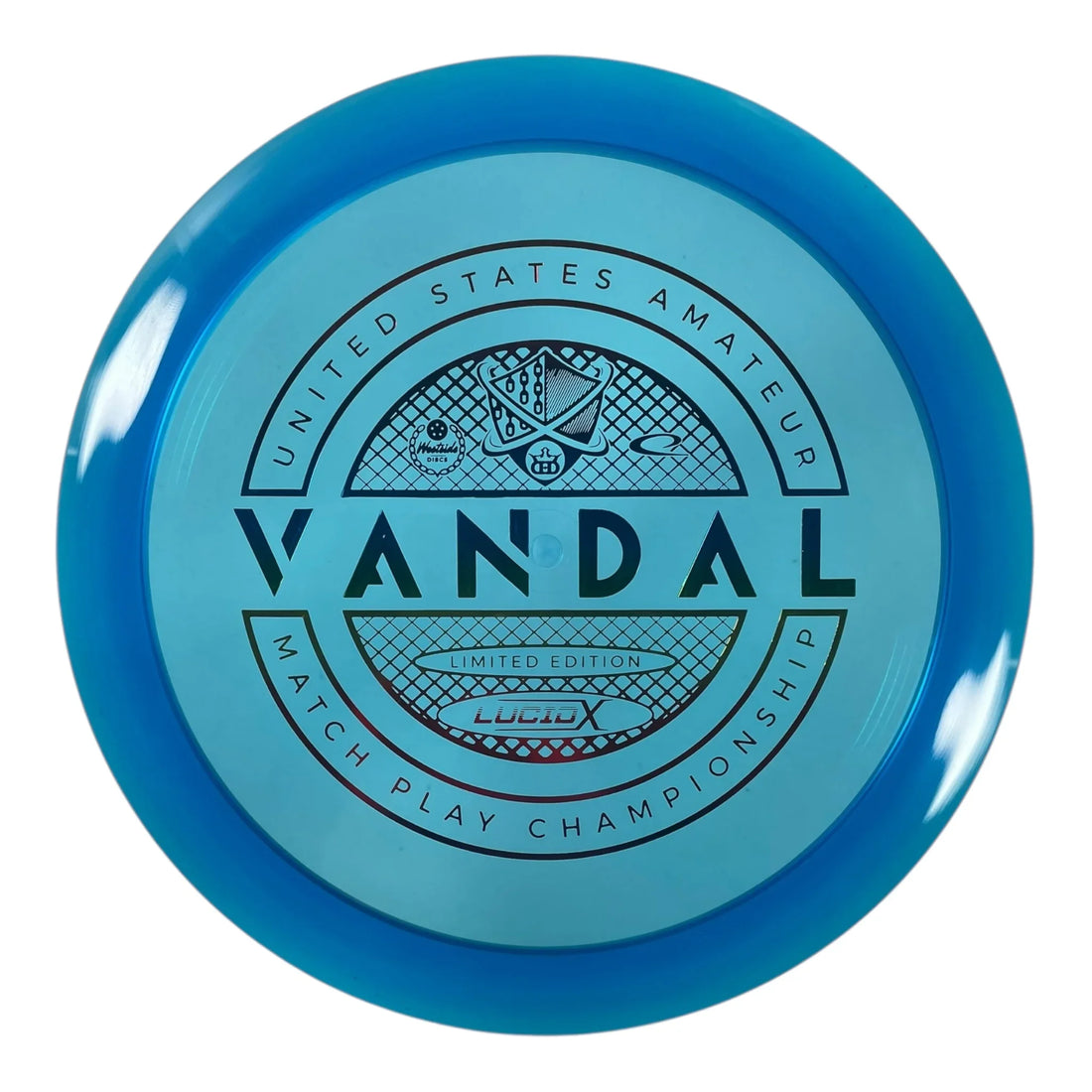 Dynamic Discs Vandal | Lucid-X | Blue/Rainbow 173g (US Amateur Match Play Championships) Disc Golf