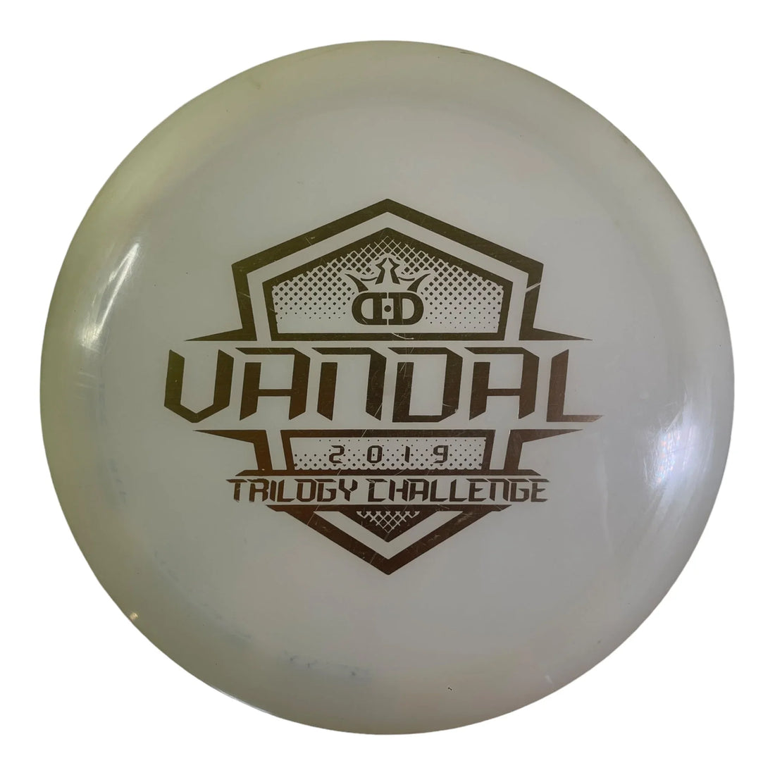 Dynamic Discs Vandal - Used Excellent | Lucid | White/Gold 174g (Trilogy Challenge 2019) Disc Golf