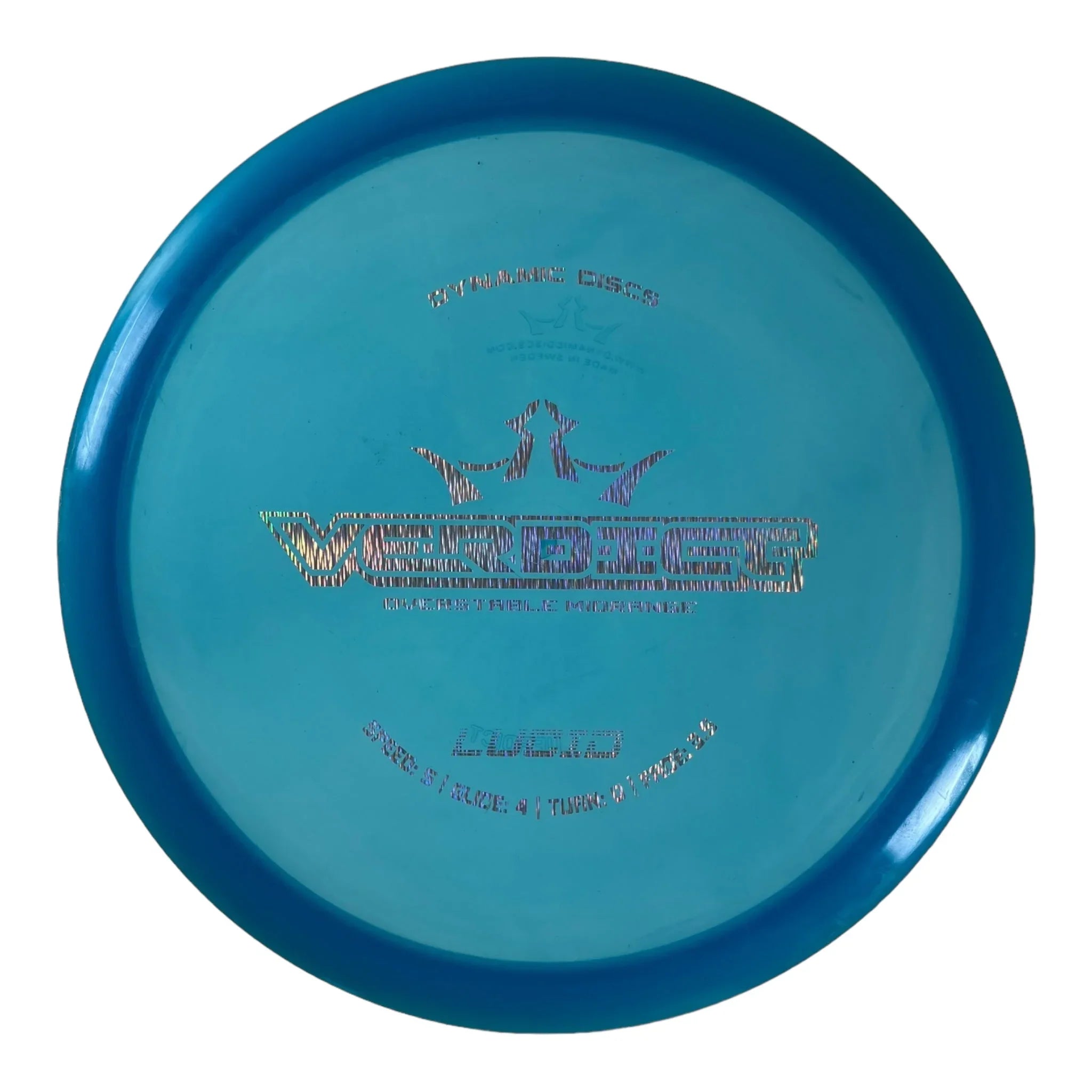 Dynamic Discs Verdict - Used Good | Lucid | Blue/Holo 171g Disc Golf