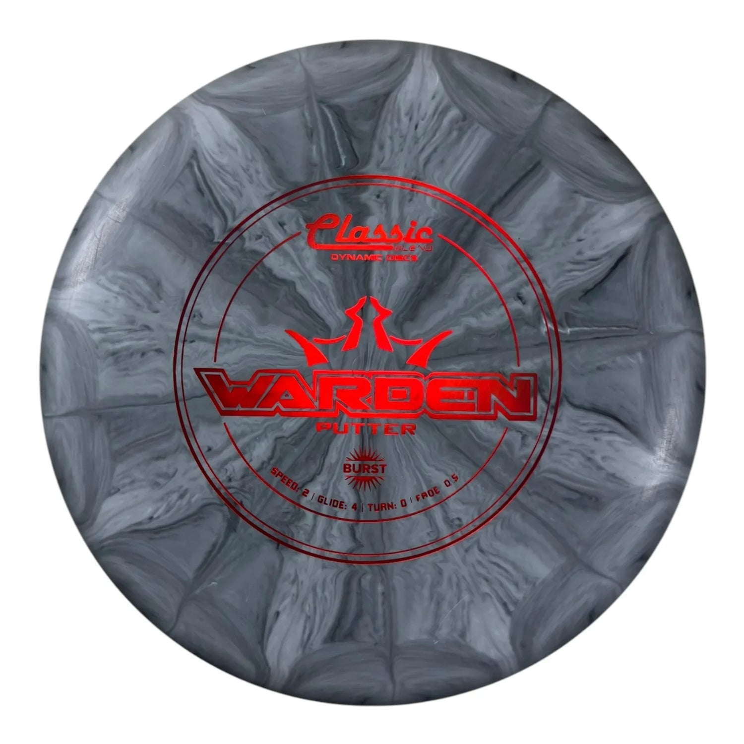 Dynamic Discs Warden | Classic Burst | Grey/Red 173g Disc Golf