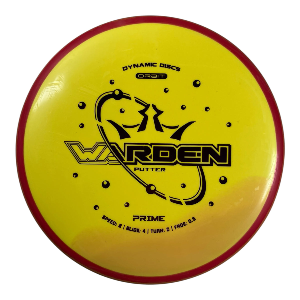 Dynamic Discs Warden | Prime Orbit | Yellow/Purple 176g Disc Golf