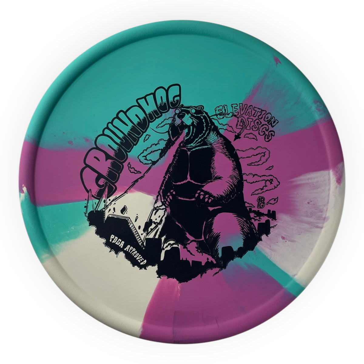 Elevation Disc Golf Groundhog | ecoFLEX | Blue/Black 172-173g Disc Golf