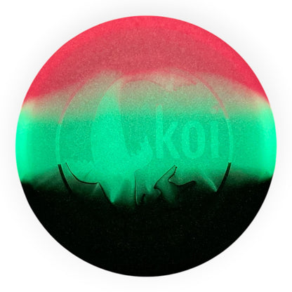 Elevation Disc Golf Koi Mini Marker | glO-G | Pink/Black Disc Golf