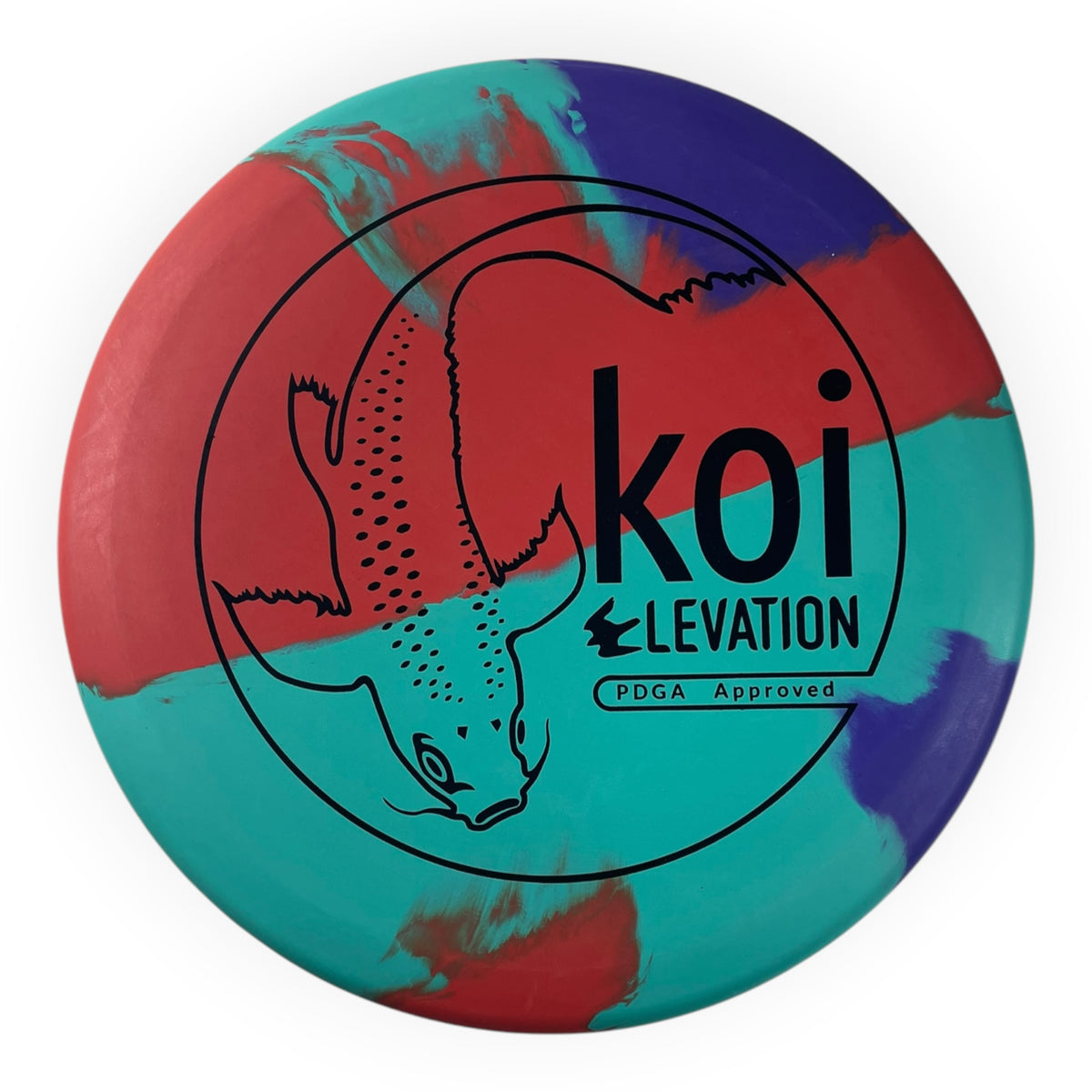 Elevation Disc Golf Koi | ecoFLEX | Orange/Teal 171g Disc Golf