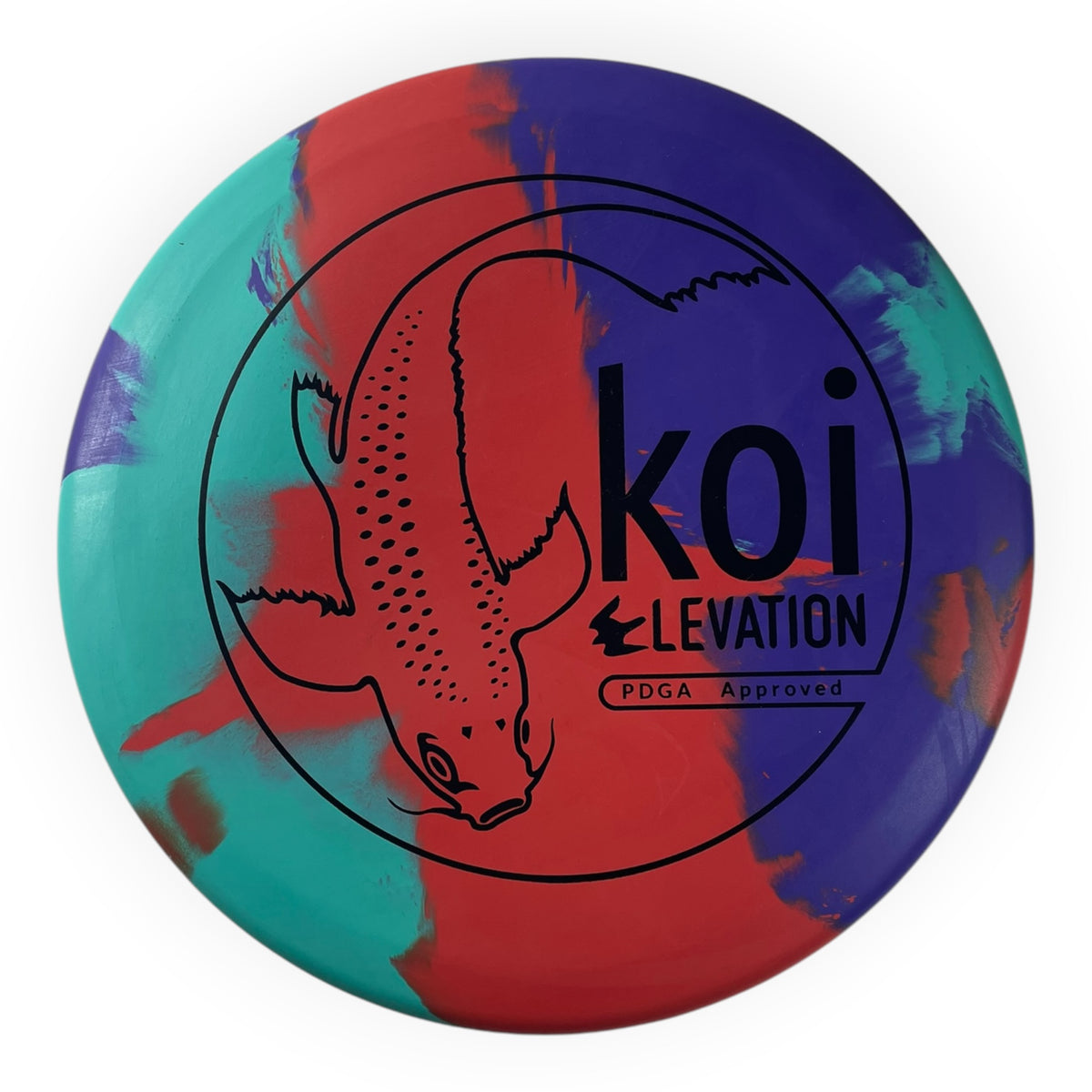 Elevation Disc Golf Koi | ecoFLEX | Teal/Orange 172g Disc Golf