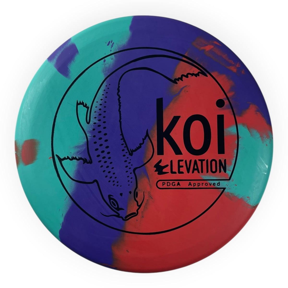 Elevation Disc Golf Koi | ecoFLEX | Teal/Purple 171-172g Disc Golf