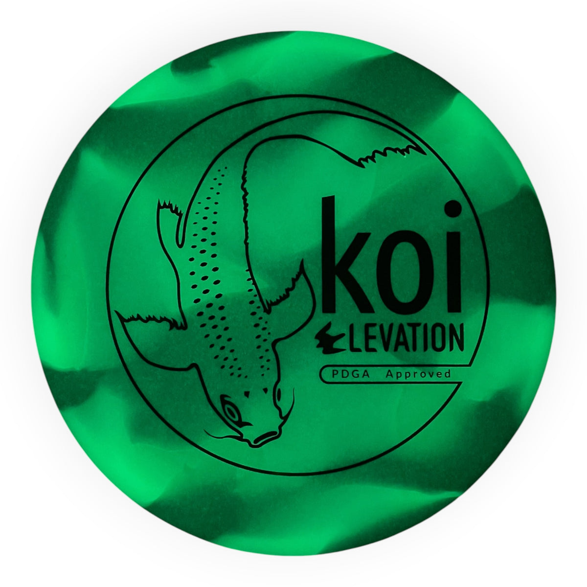 Elevation Disc Golf Koi | glO-G | Blue/Black 171-172g Disc Golf