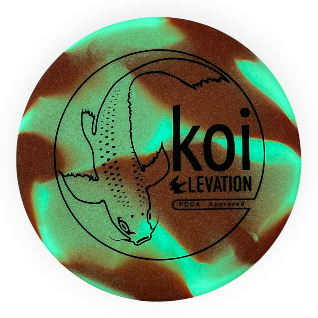 Elevation Disc Golf Koi | glO-G | Orange/Black 170-172g Disc Golf