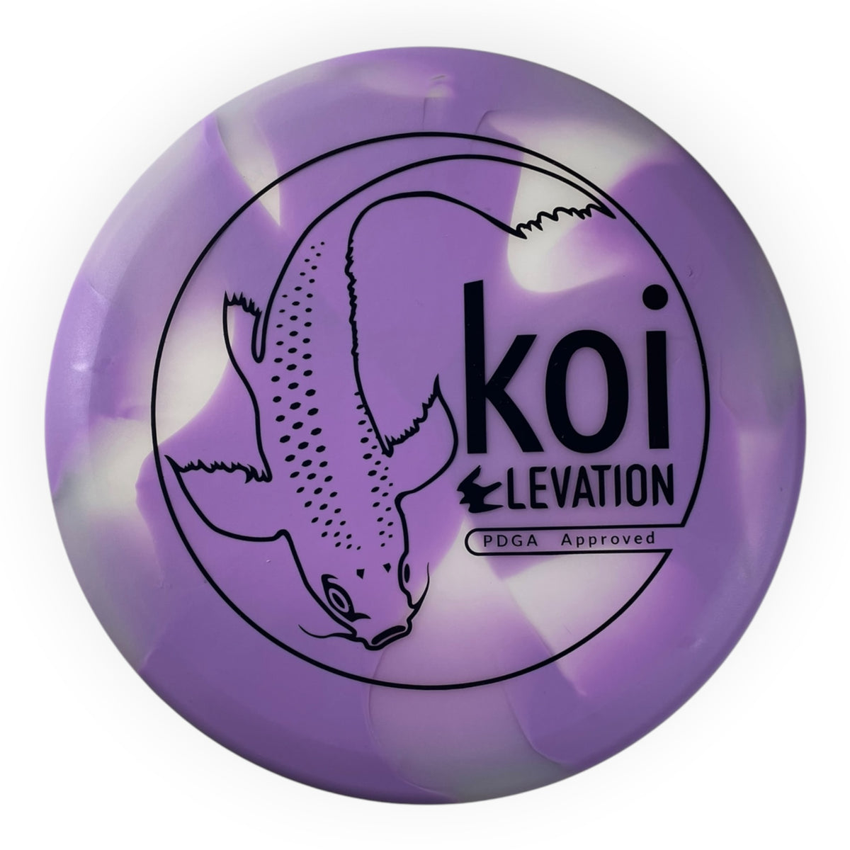 Elevation Disc Golf Koi | glO-G | Purple/Black 170g Disc Golf