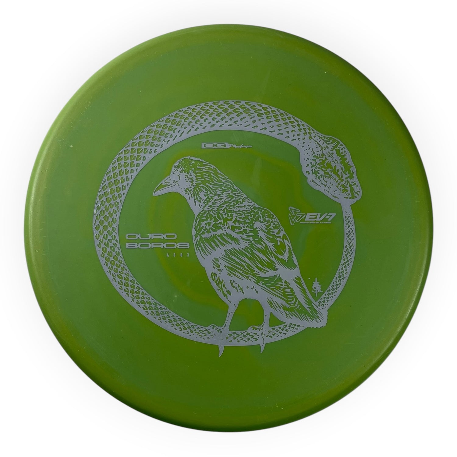 EV-7 Ouroboros | OG Medium | Green/Grey 174g Disc Golf