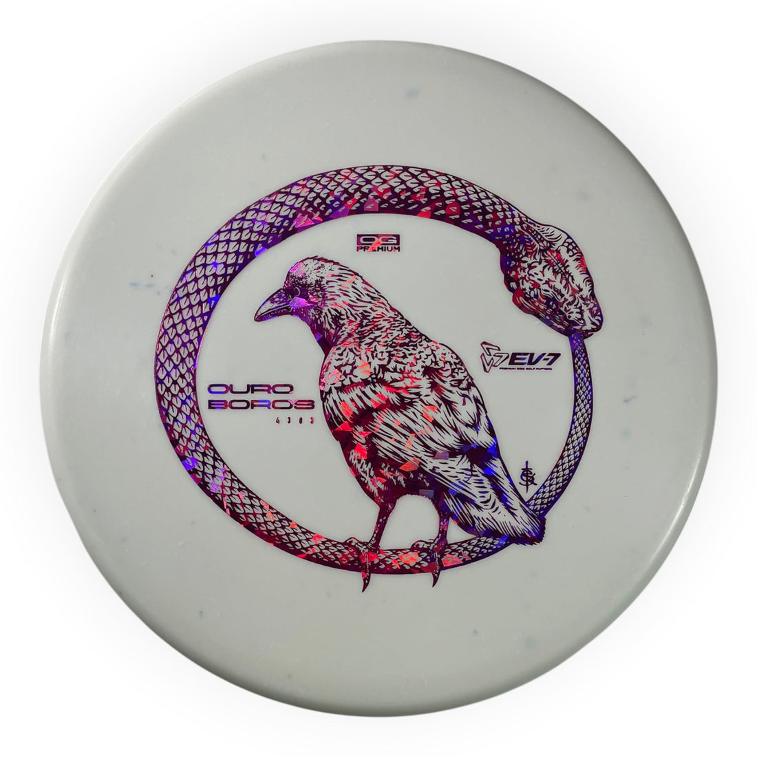 EV-7 Ouroboros | OG Premium | White/Pink 171g Disc Golf