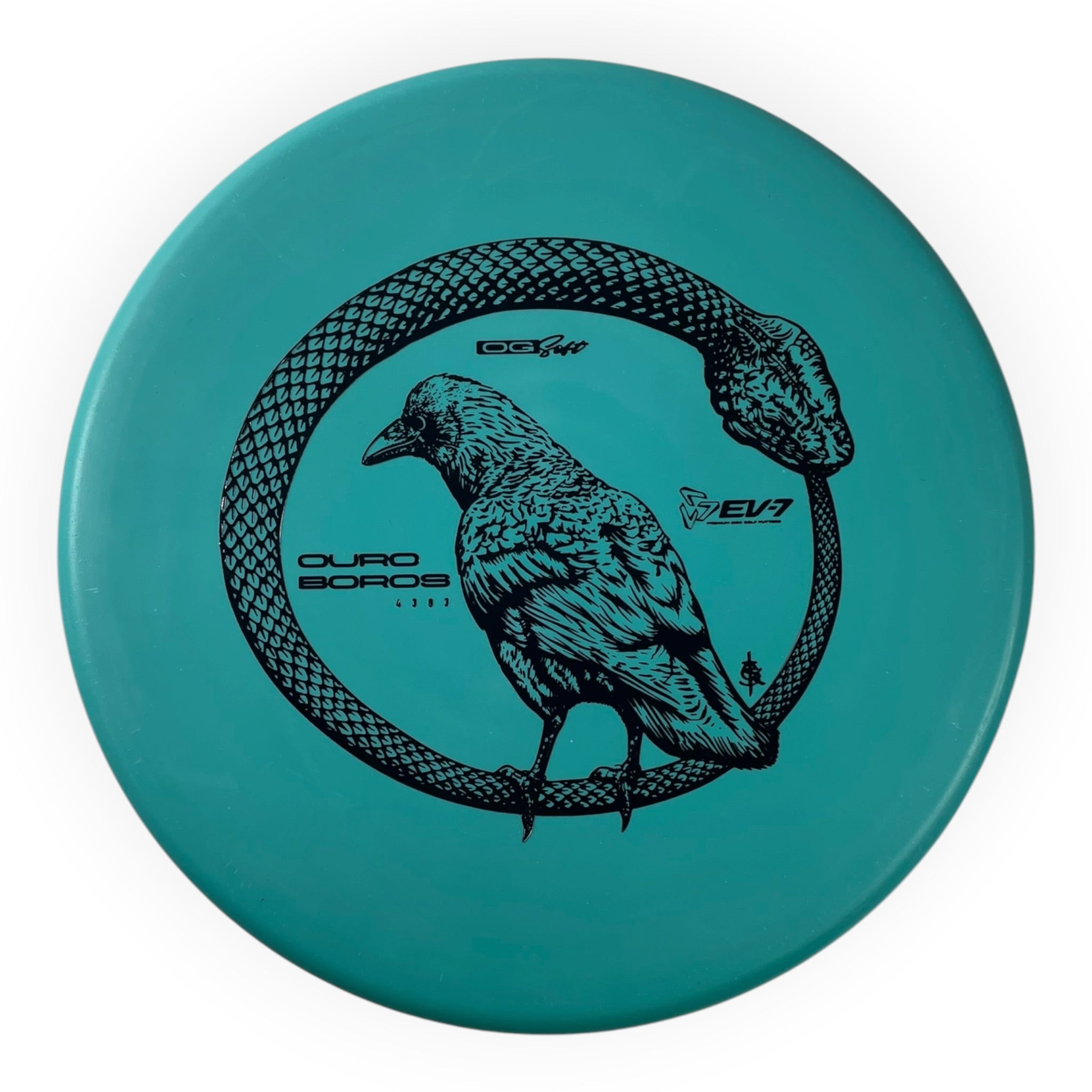 EV-7 Ouroboros | OG Soft | Teal/Black 173g Disc Golf