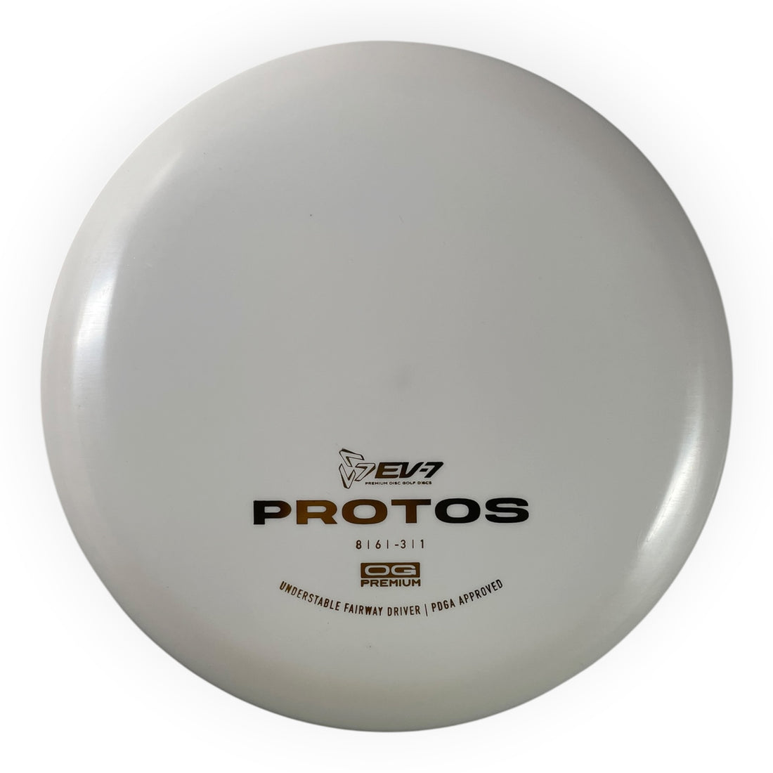 EV-7 Protos | OG Premium | White/Gold 170g Disc Golf